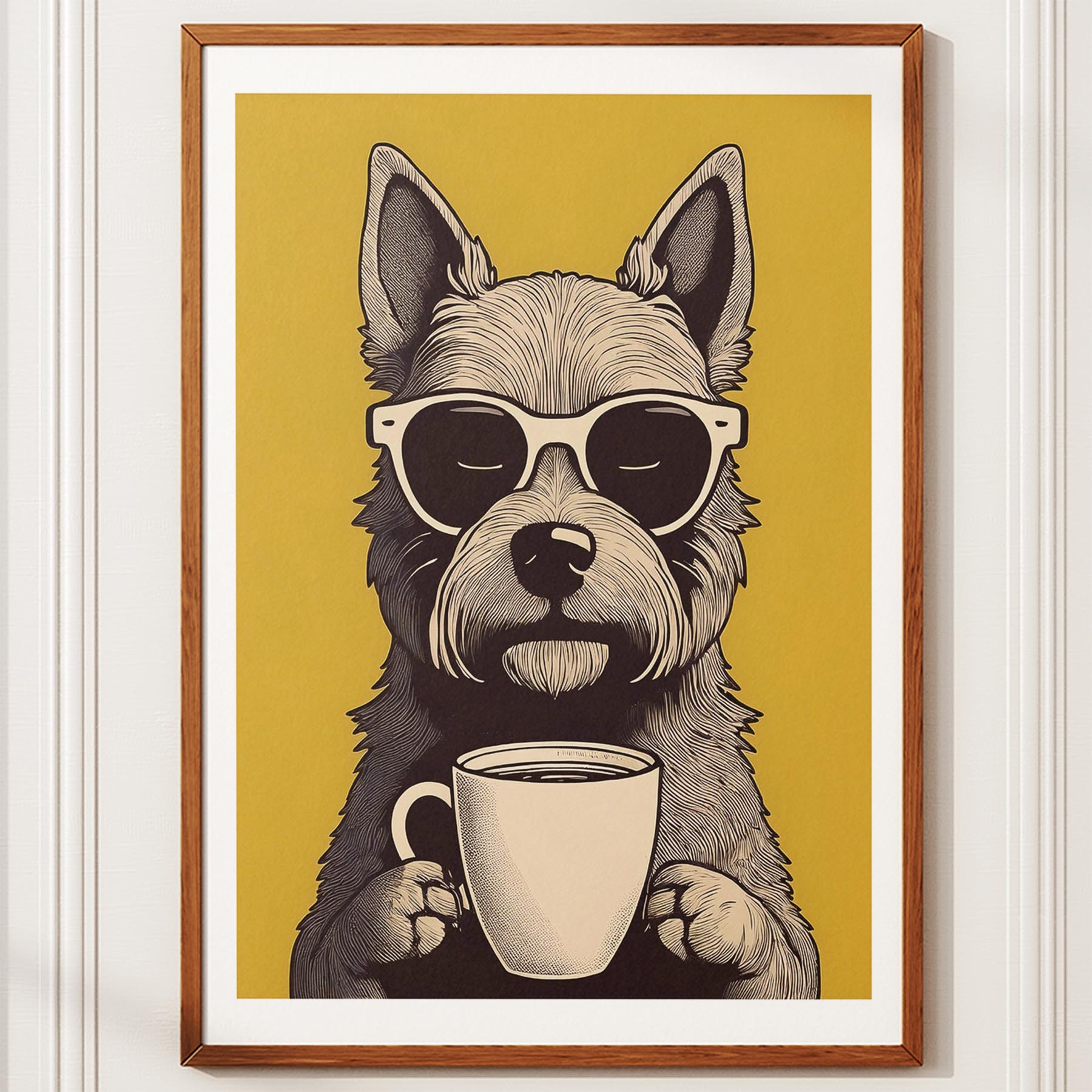 Australlian Terrier Chillin Coffee Dog image 11
