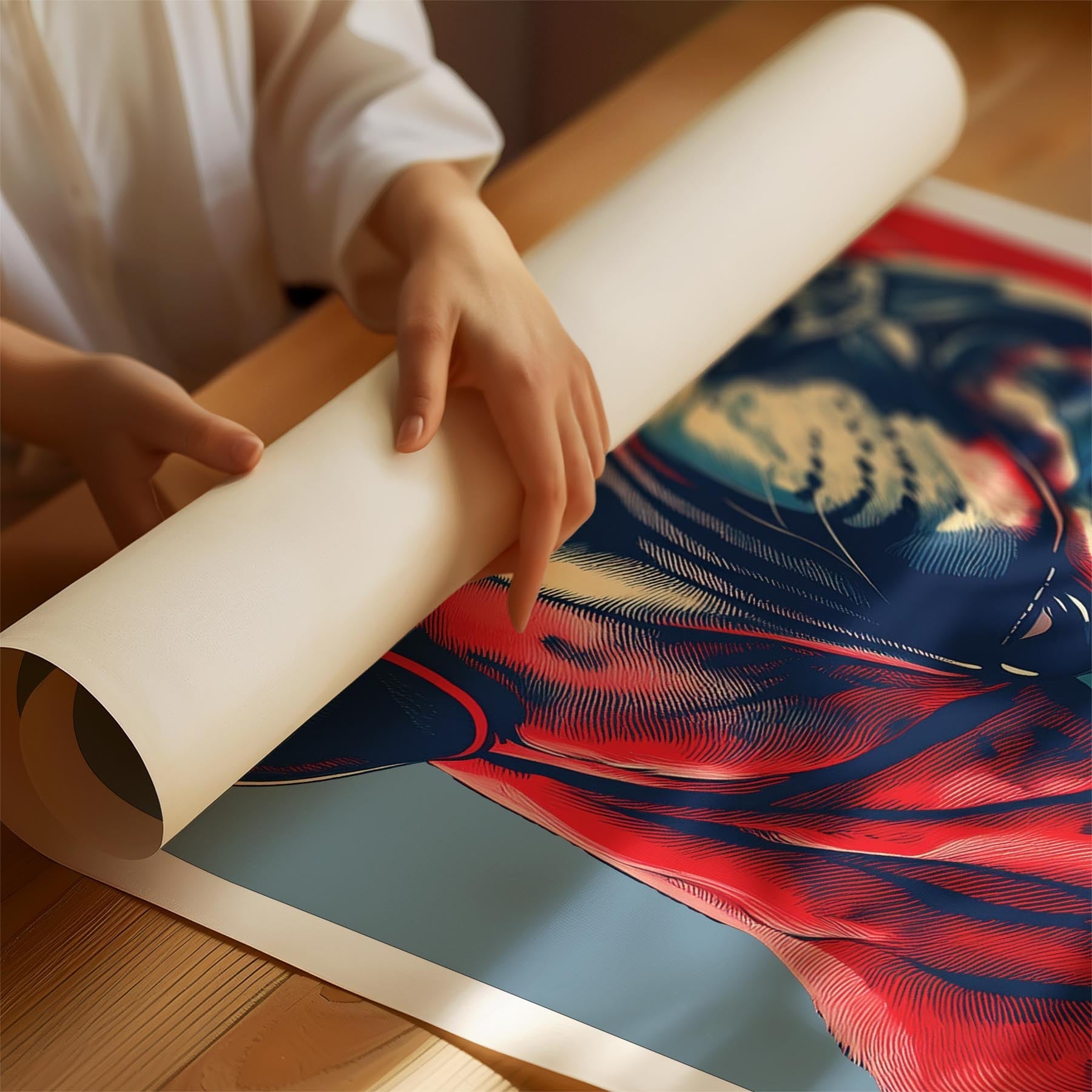 Mastiff LOVE Series Inspired by the Obama Poster image 1