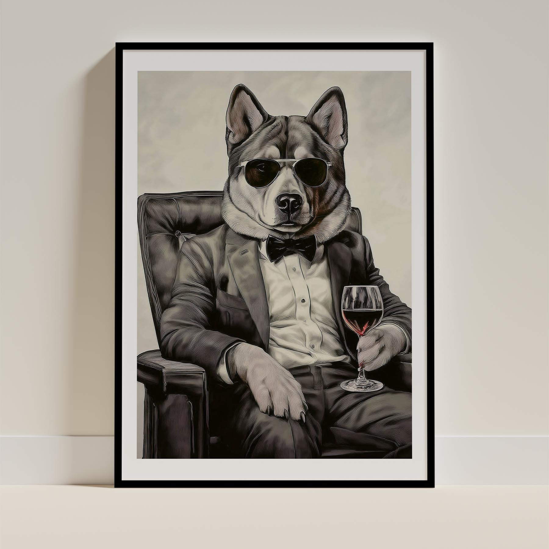 Alaskan Malamute Dog Art Print Unframed Vol 1 | 11 Unique Designs | Wall Art Gift for Dog Lovers - Image 8 | Dogsy & Co