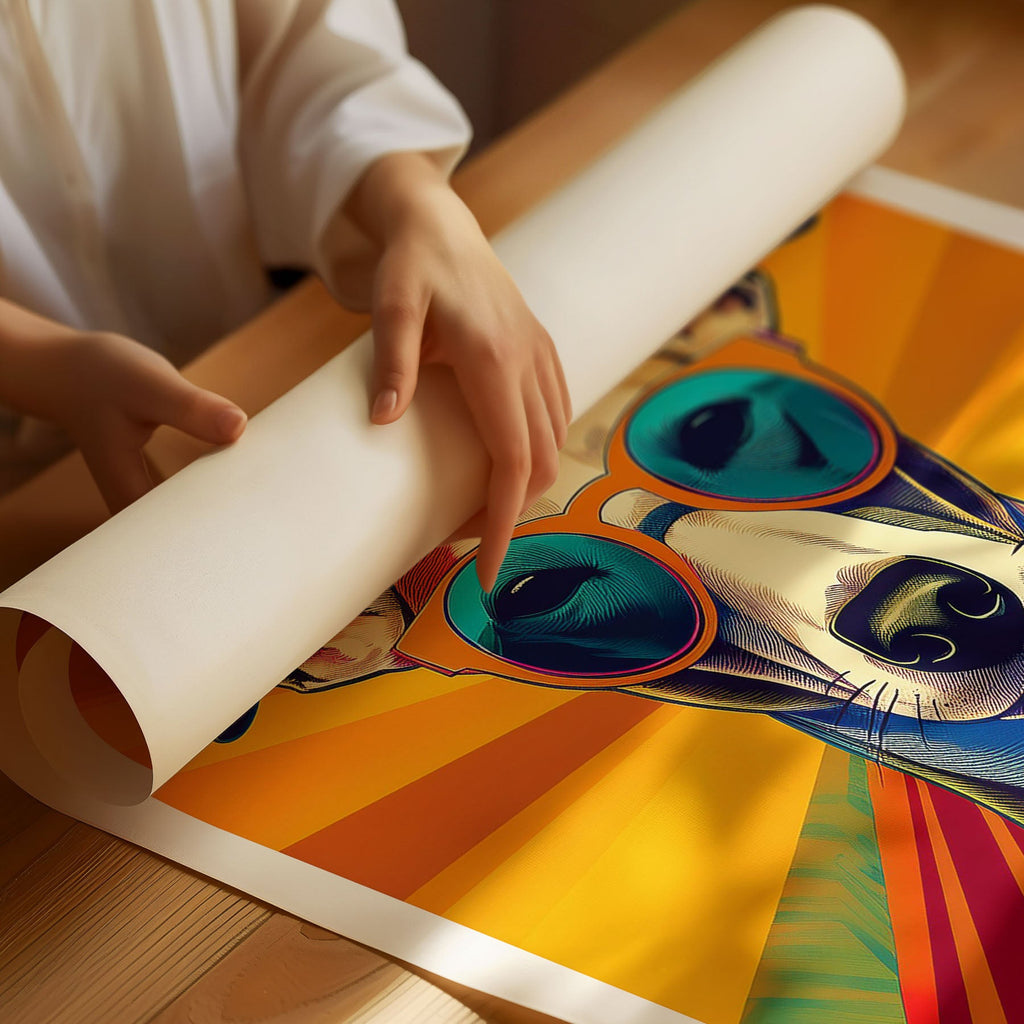 Whippet In Colourful Sunnies 1 image 3