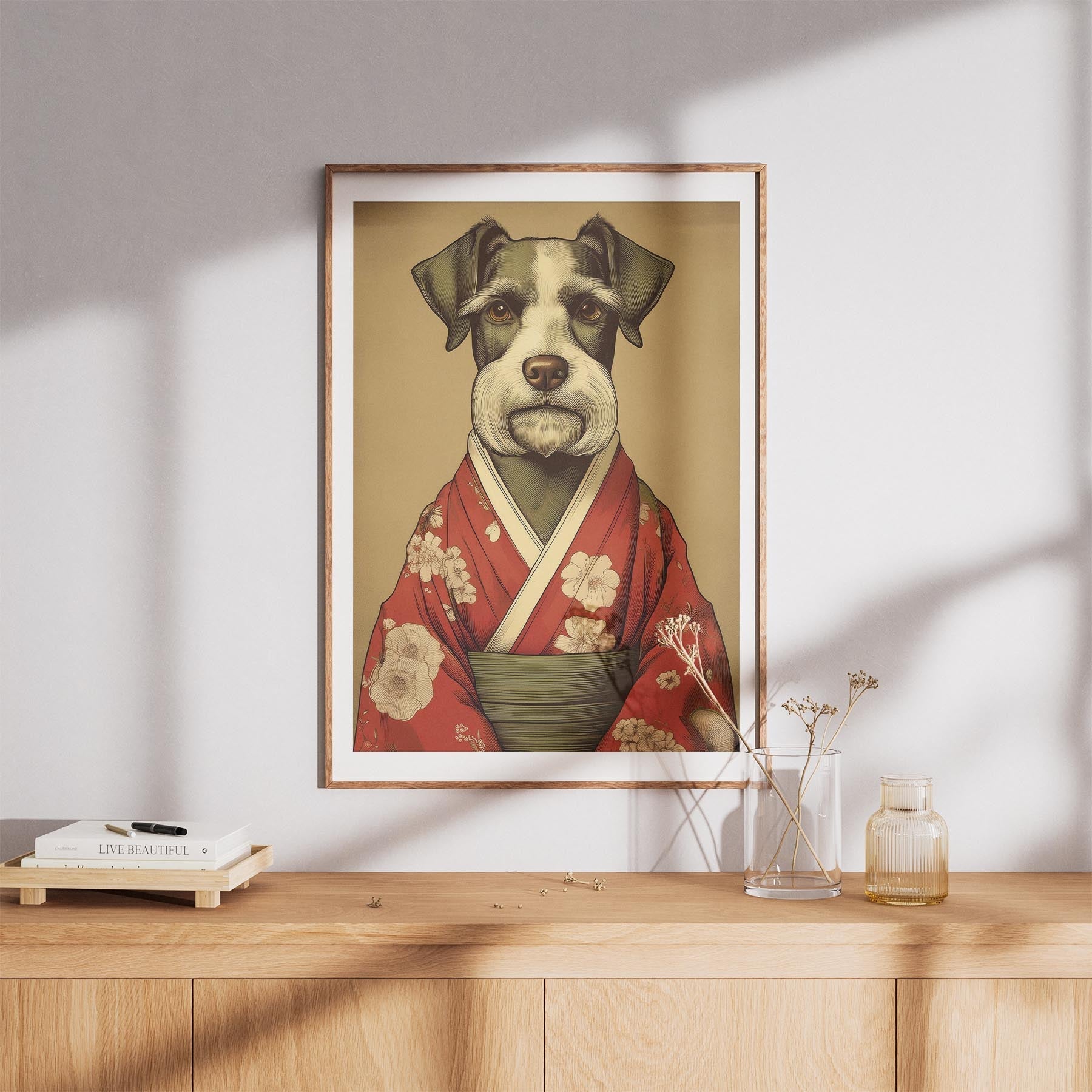 Schnauzer Japanse Kimono Dog Series image 8