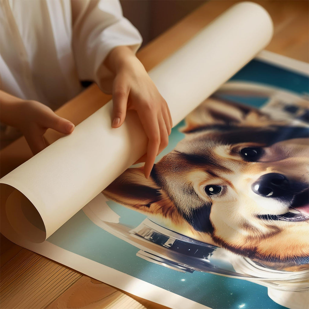 Finnish Lapphund Astronaut Dog Series image 1