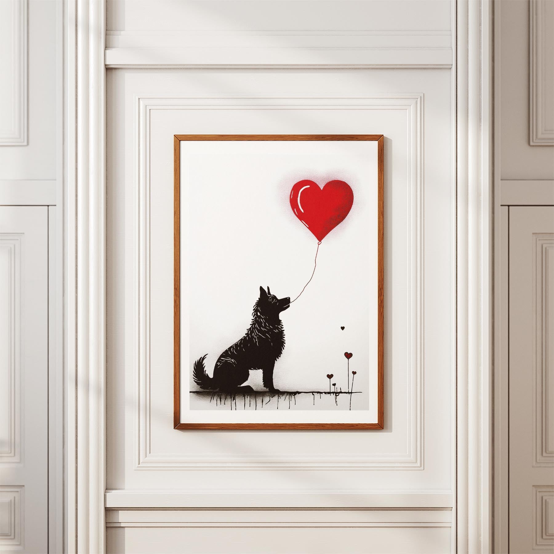 German Spitz DOGSY Series inspired by the Art of Banksy image 3