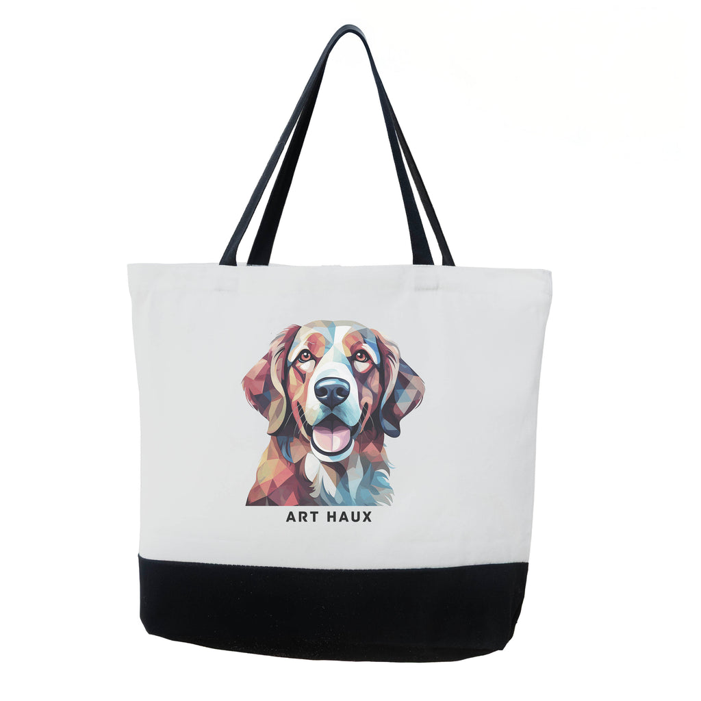 Flat Coated Retrievers Chic Graphic Art Bag image 0