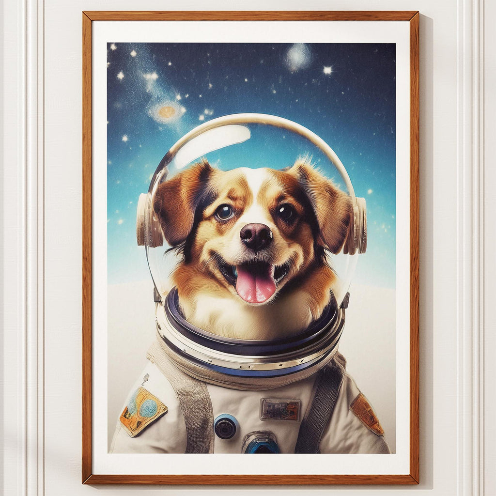 Papillon Astronaut Dog Series image 10