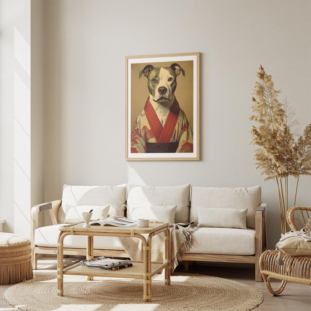American Pitbull Terrier Japanse Kimono Dog Series image 2