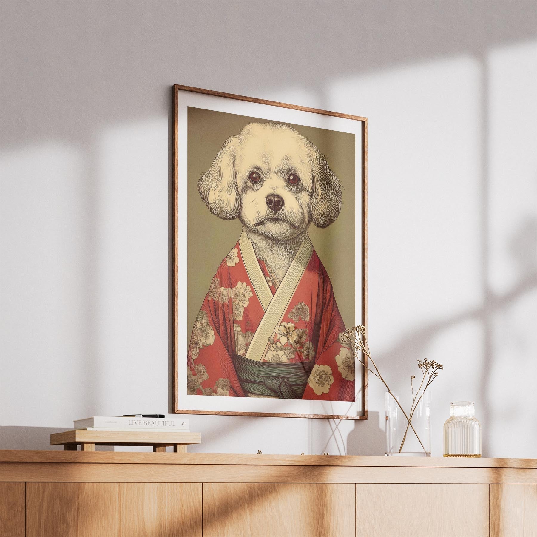 Bichon Frise Japanse Kimono Dog Series image 5