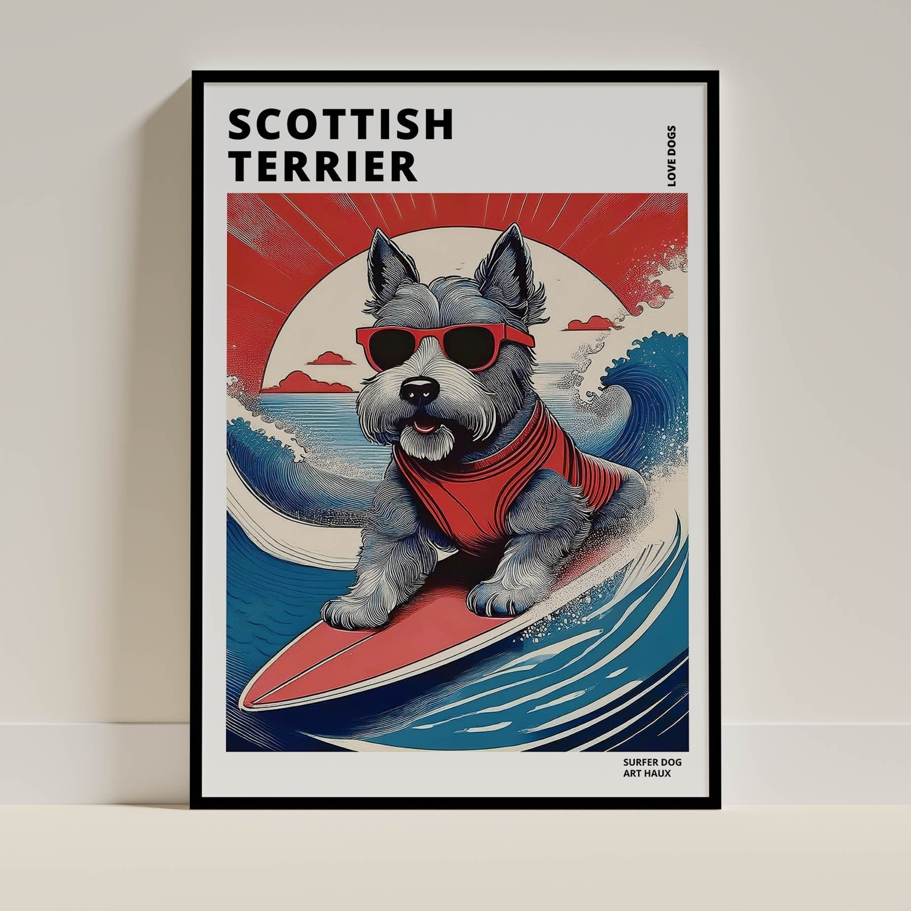 Scottish Terrier Dog Art Print Unframed Vol 2 | 7 Unique Designs | Wall Art Gift for Dog Lovers | Dogsy & Co