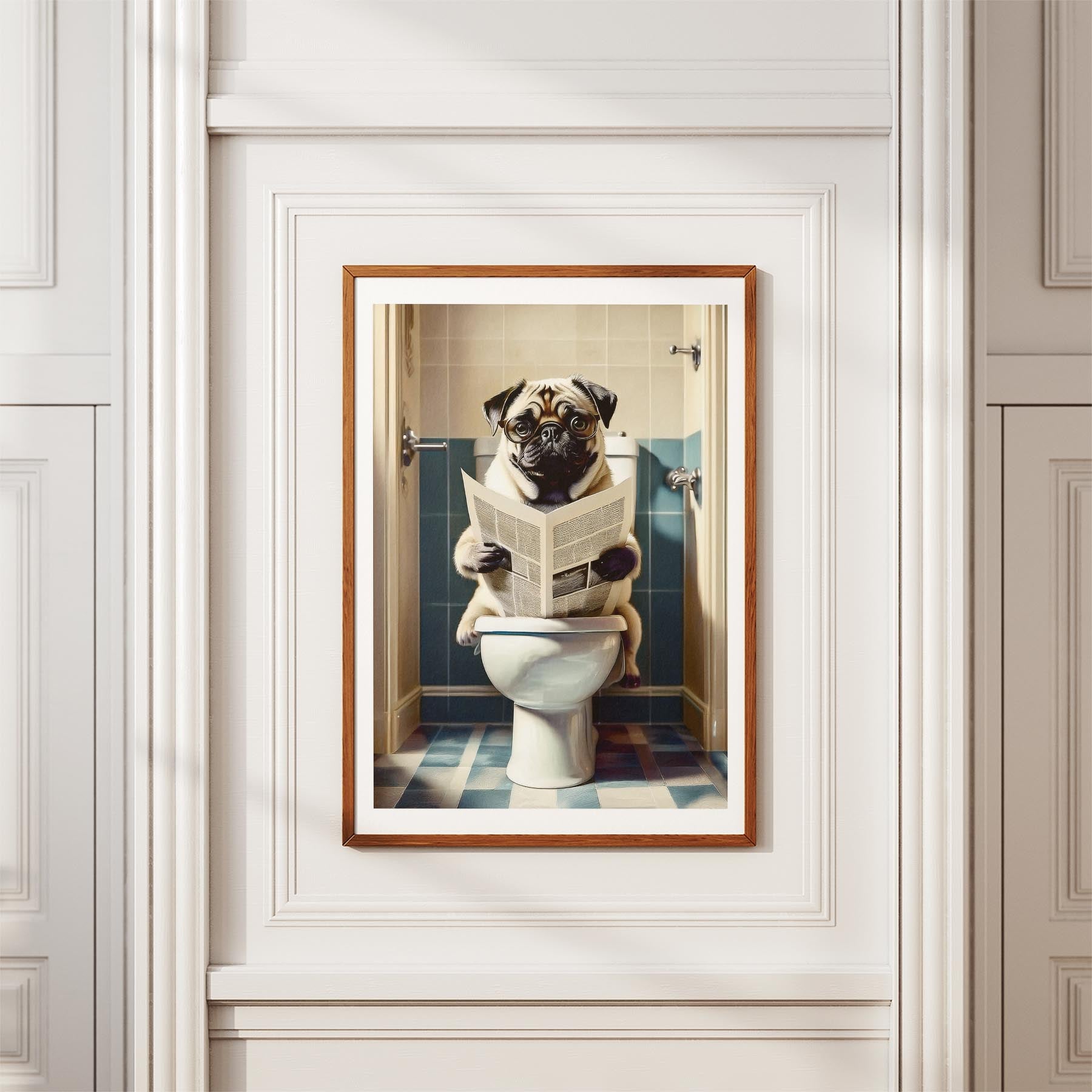 Pug Toilet Humour Dog Series 1 image 3