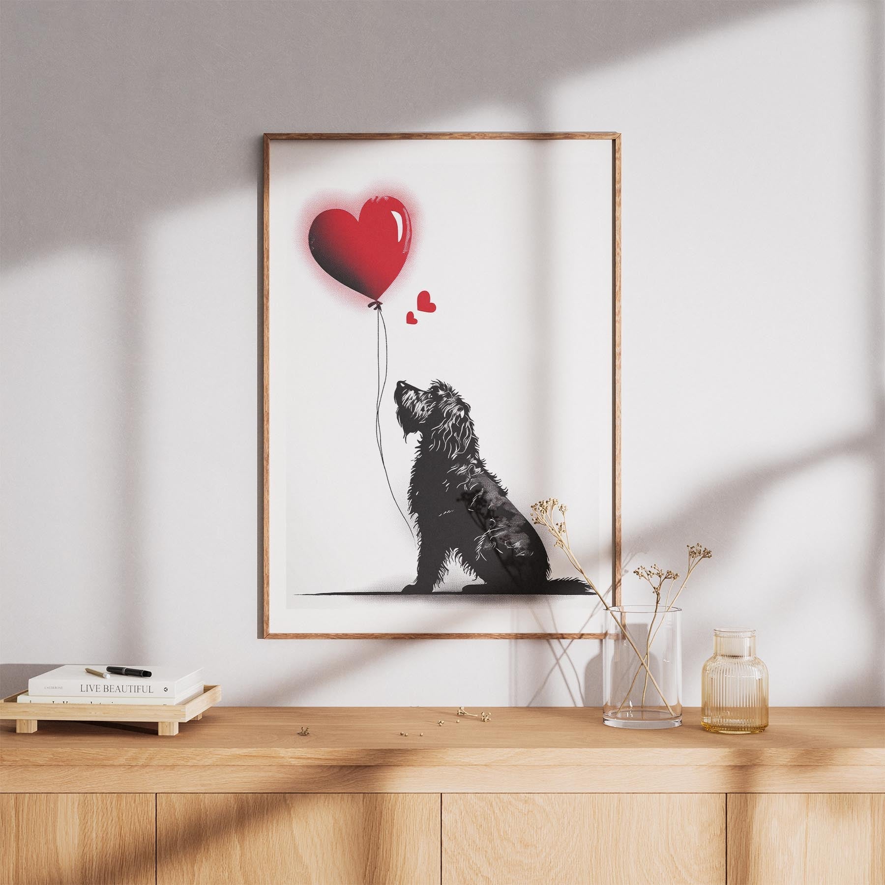 Old English Sheepdog DOGSY Series inspired by the Art of Banksy image 8