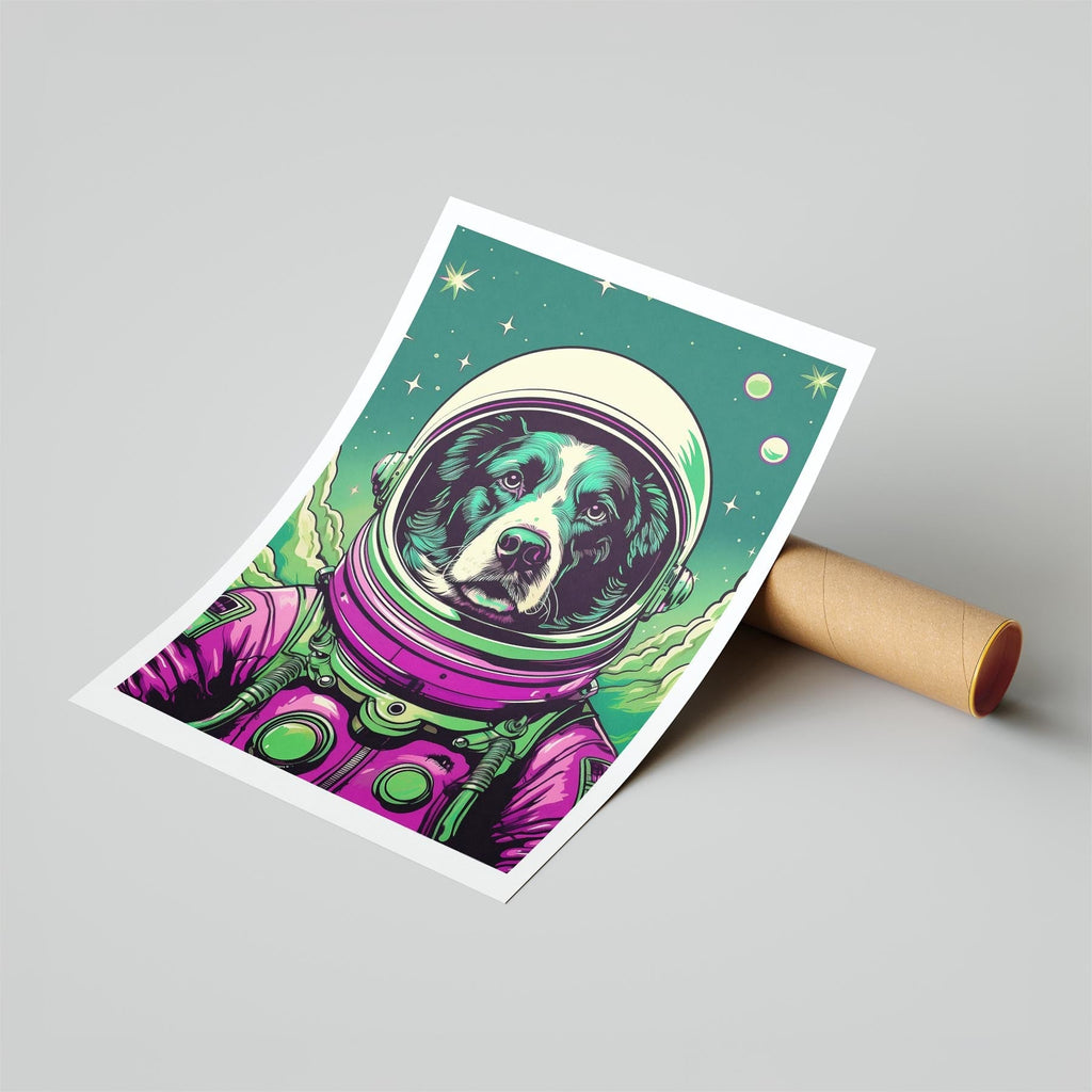 Border Collie Space Dogs Series image 6