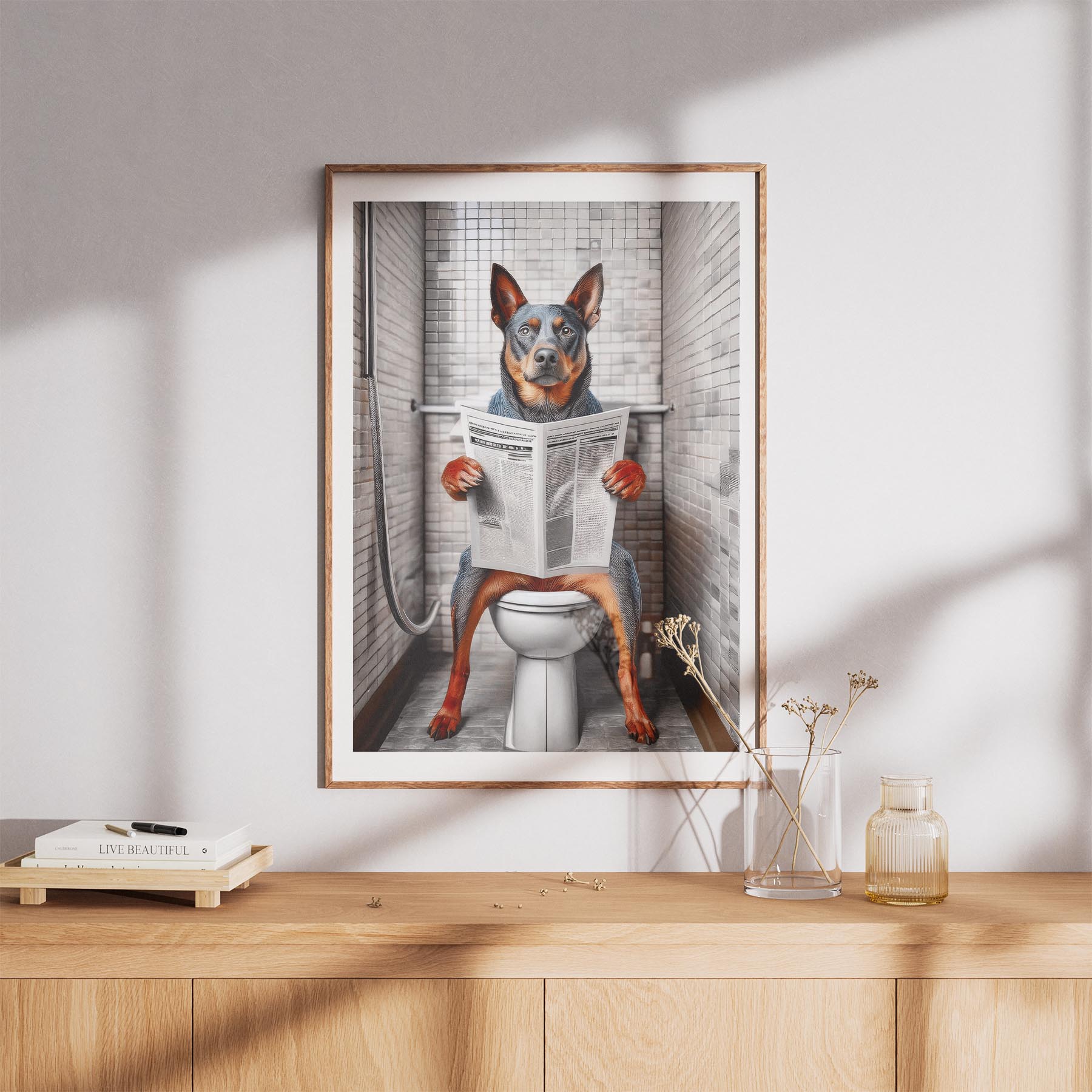 Cattle Dog Toilet Humour Dog Series 1 image 8