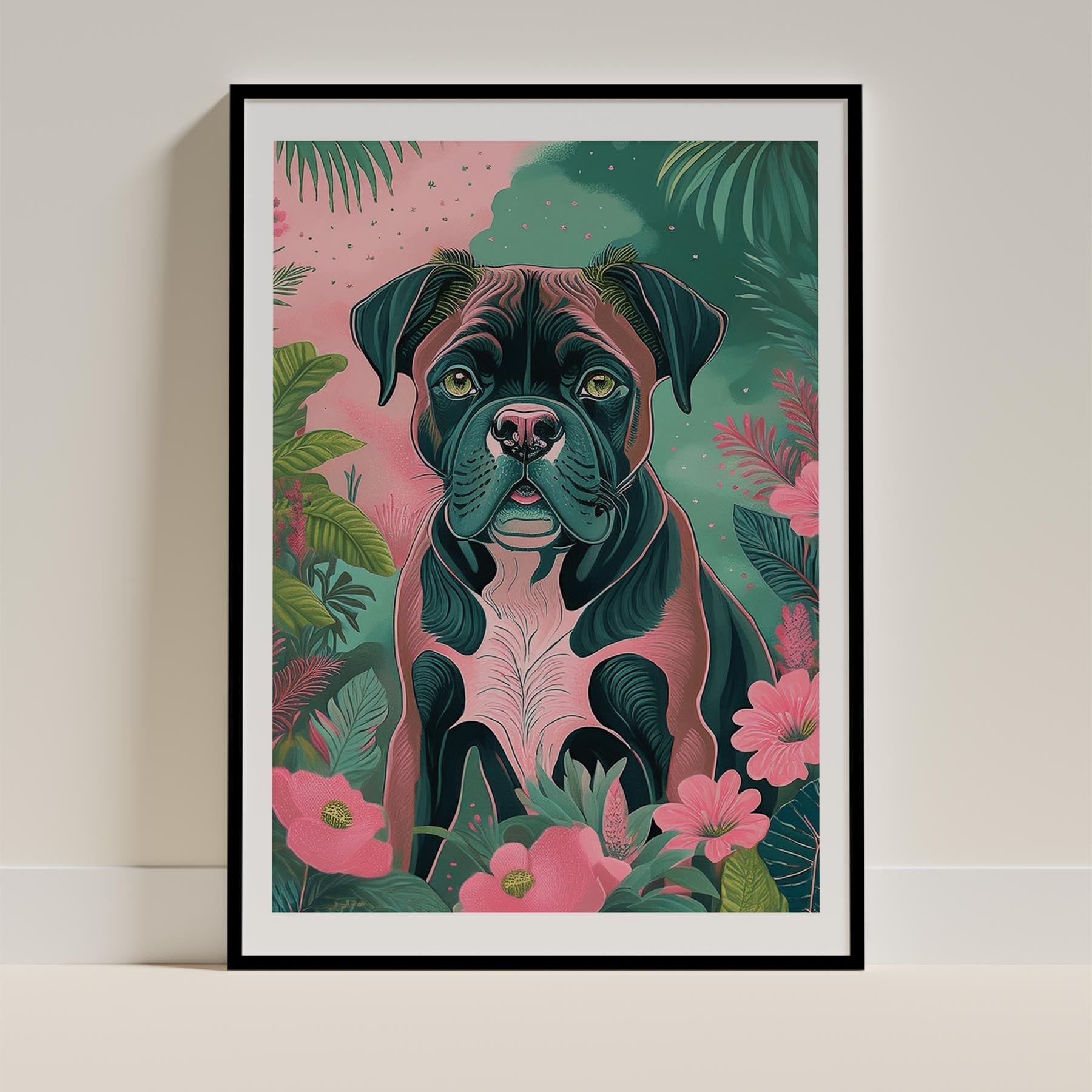 Boxer Flowery Dog image 11