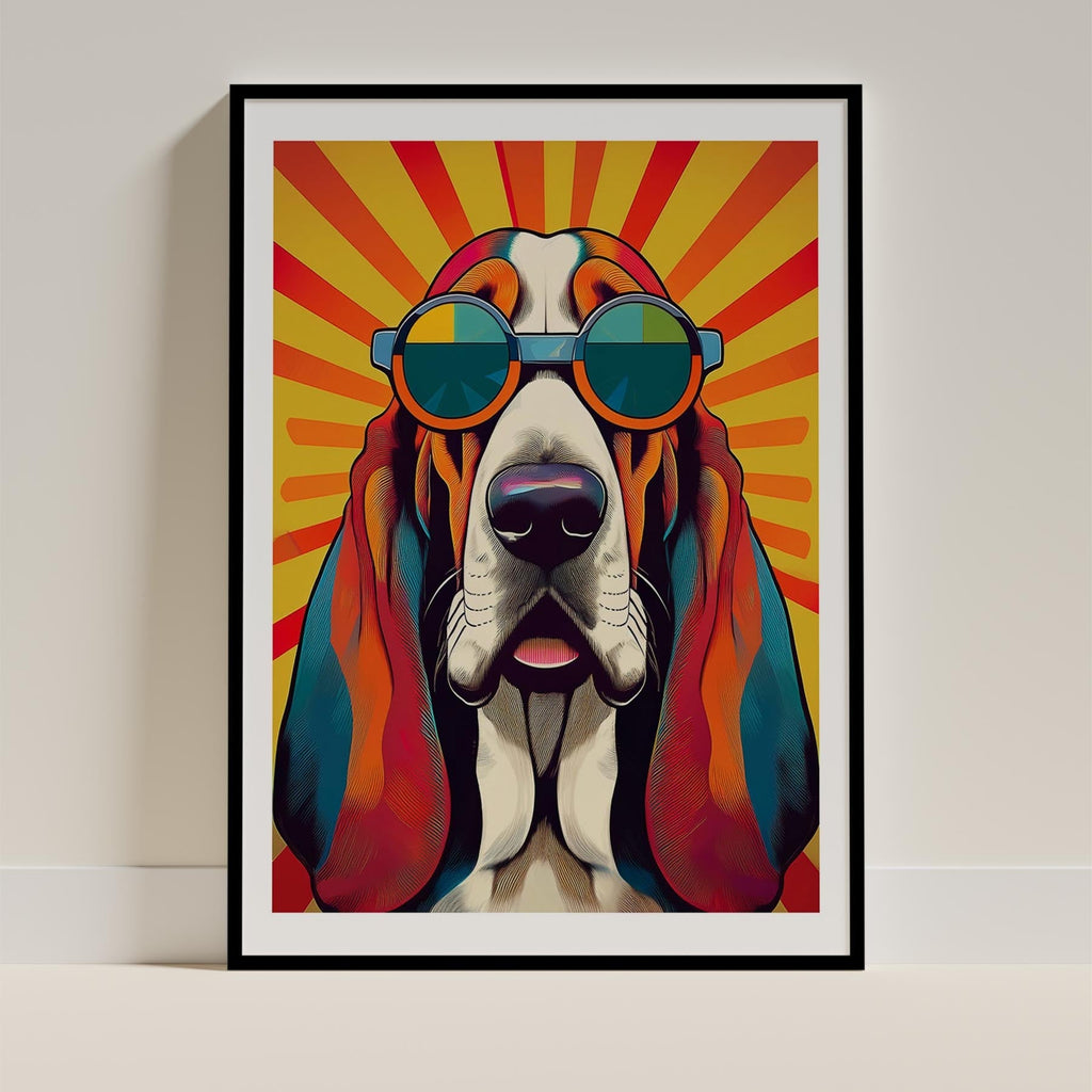 Basset Hound In Colourful Sunnies 1 image 11