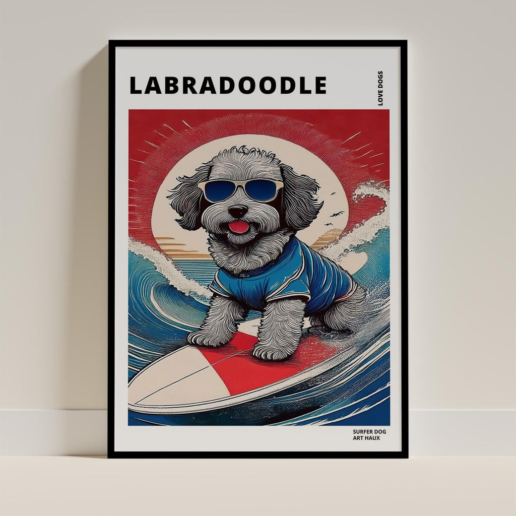 Labradoodle Hokosai Surfer Dogs 1 image 11