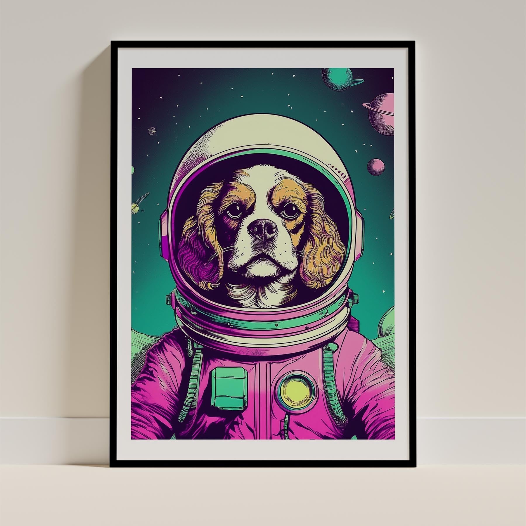 Cavalier Spaniel Space Dogs Series image 0