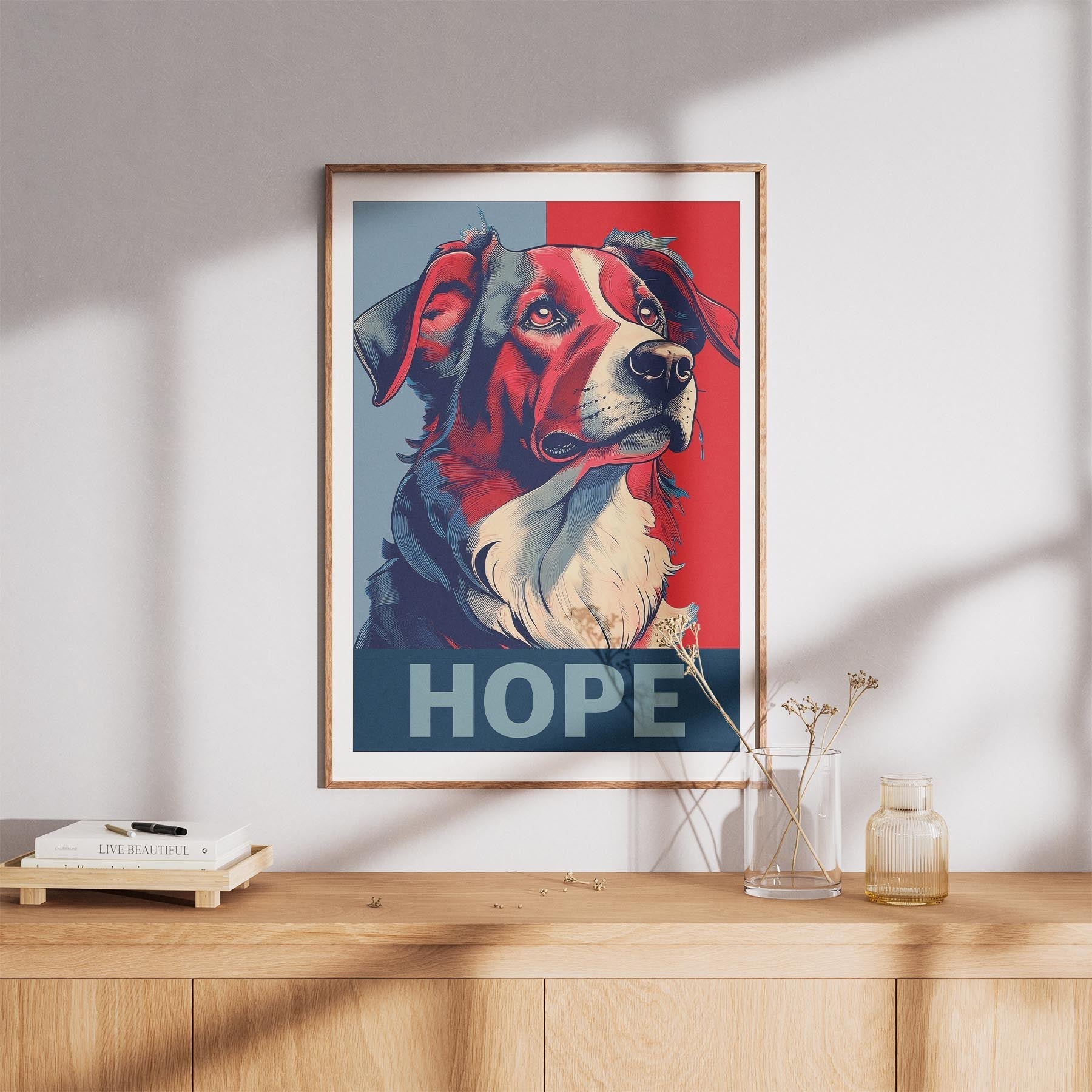 Border Collie HOPE Series Inspired by the Obama Poster image 8