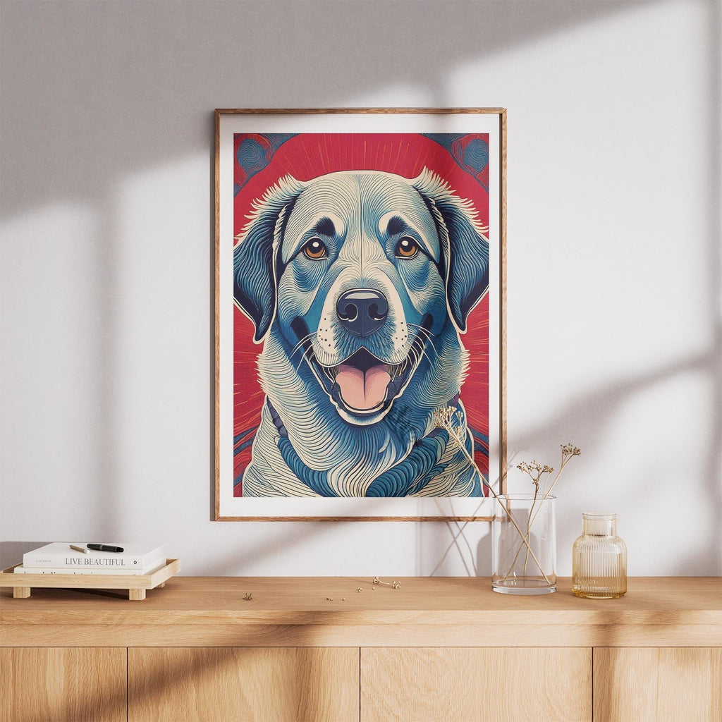 Labrador Retriever Hokusai Japanese Inspired Dog Series 1 image 8