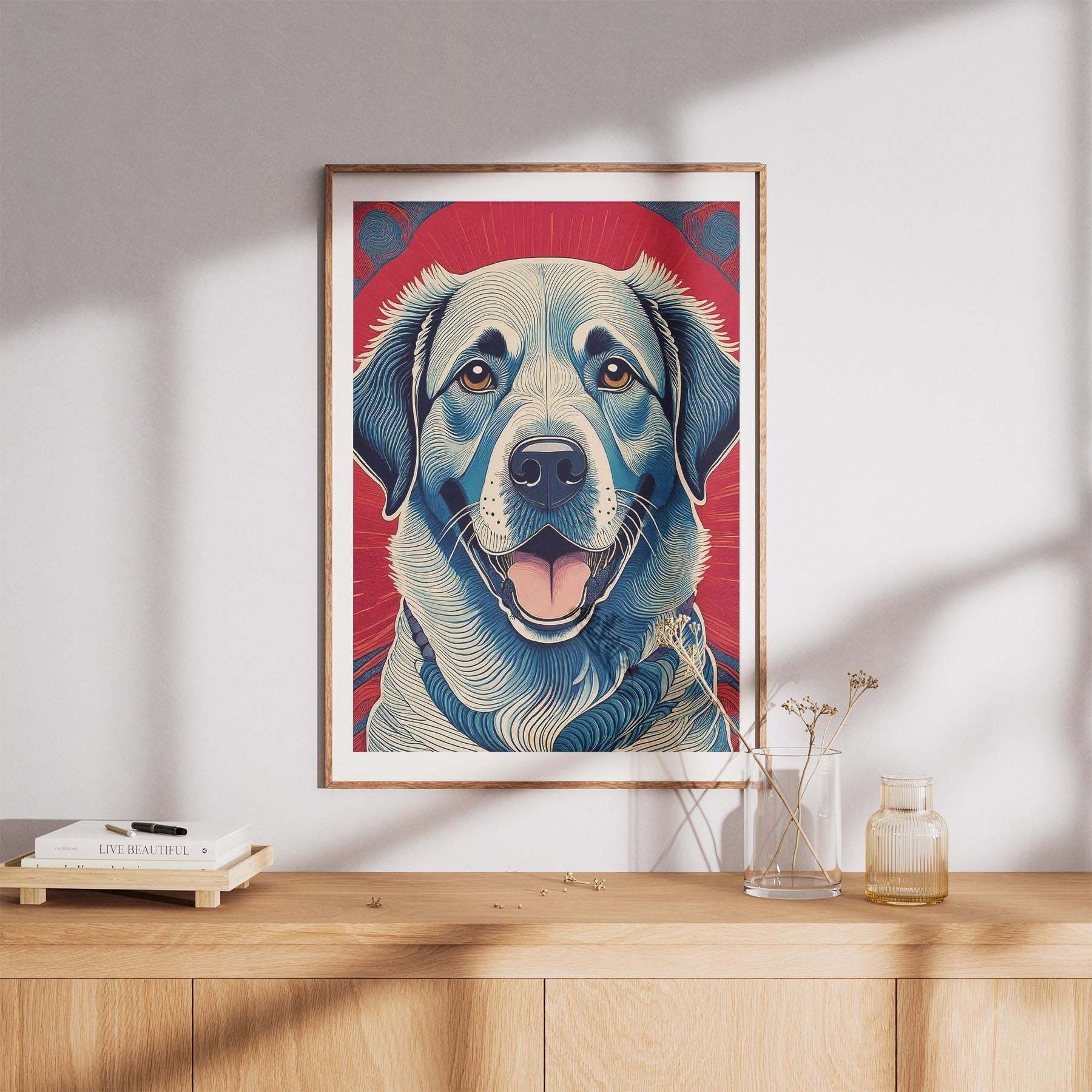 Labrador Retriever Hokusai Japanese Inspired Dog Series 1 image 8