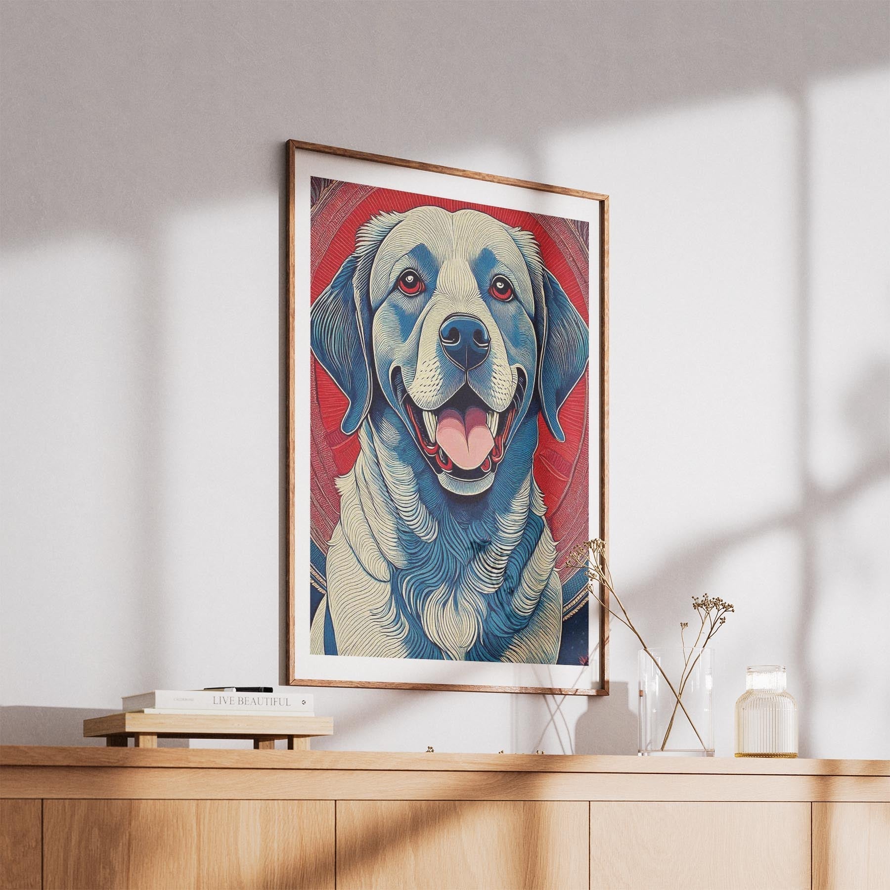 Labrador Retriever Hokusai Japanese Inspired Dog Series 4 image 5