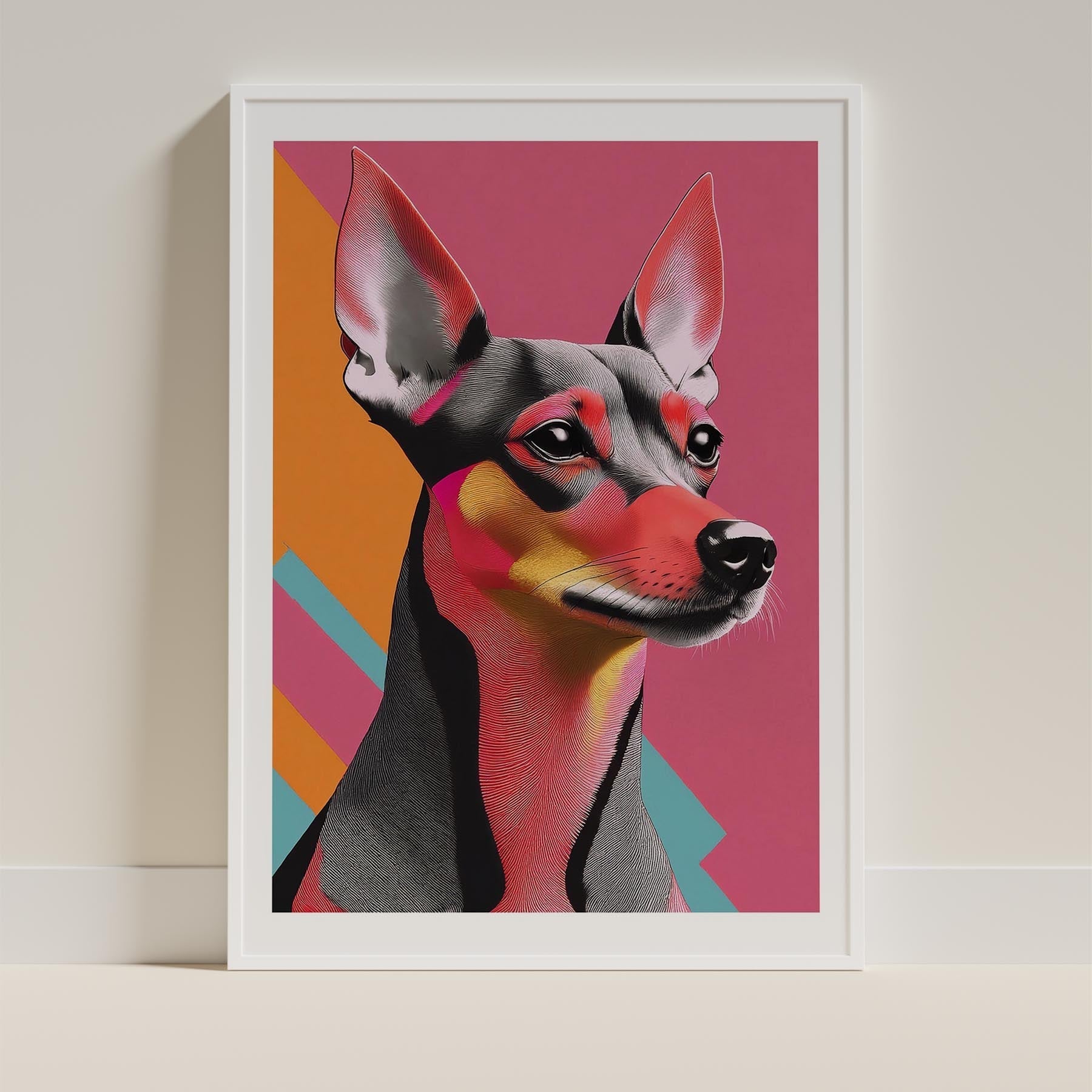 Miniature Pinscher Modern Pop Dog Series image 9