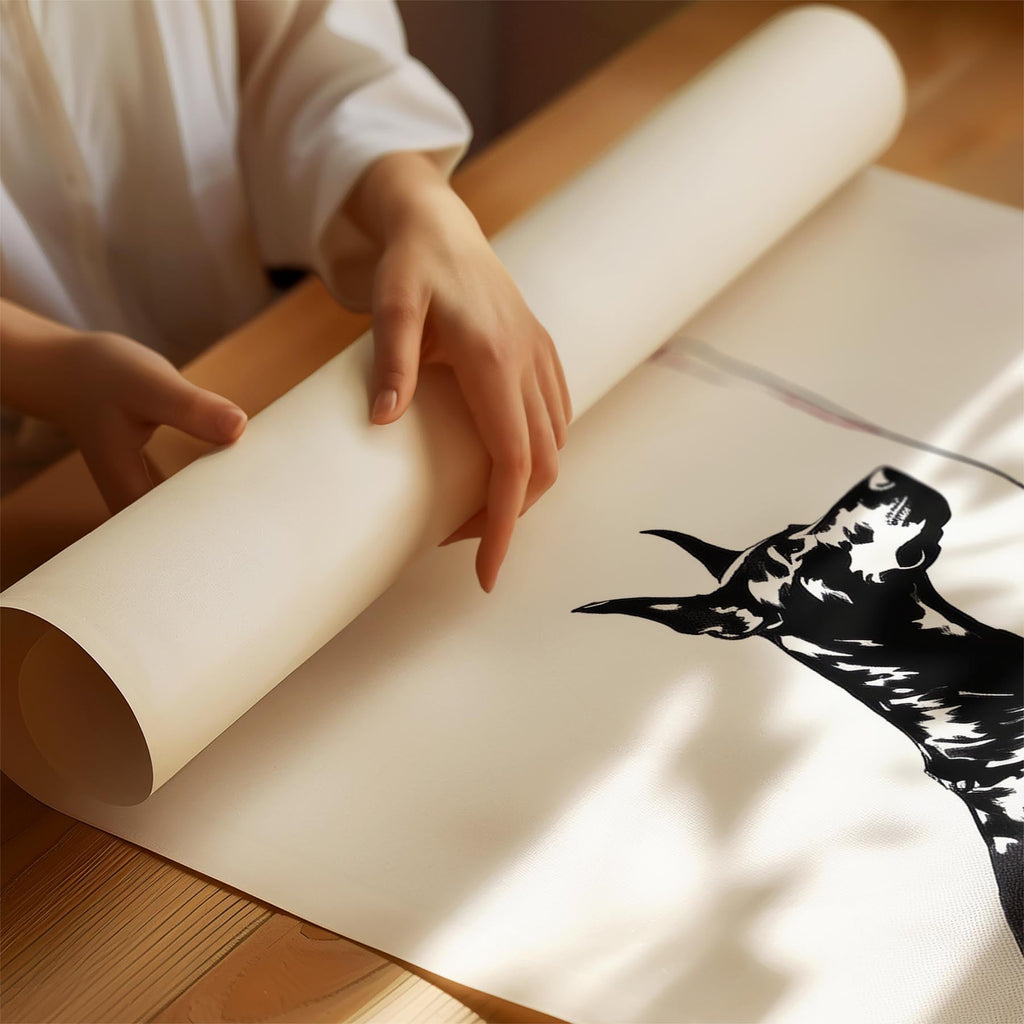 Doberman DOGSY Series inspired by the Art of Banksy image 1