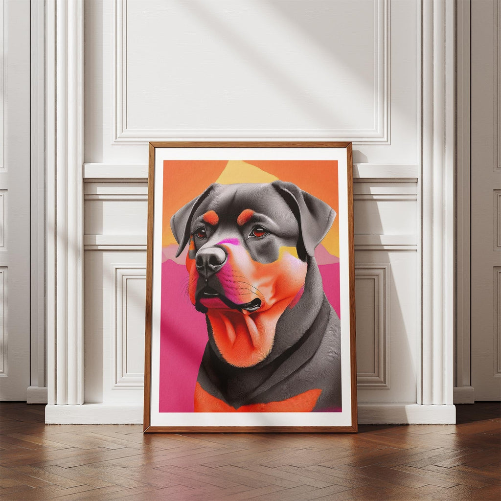 Rottweiler Modern Pop Dog Series image 4