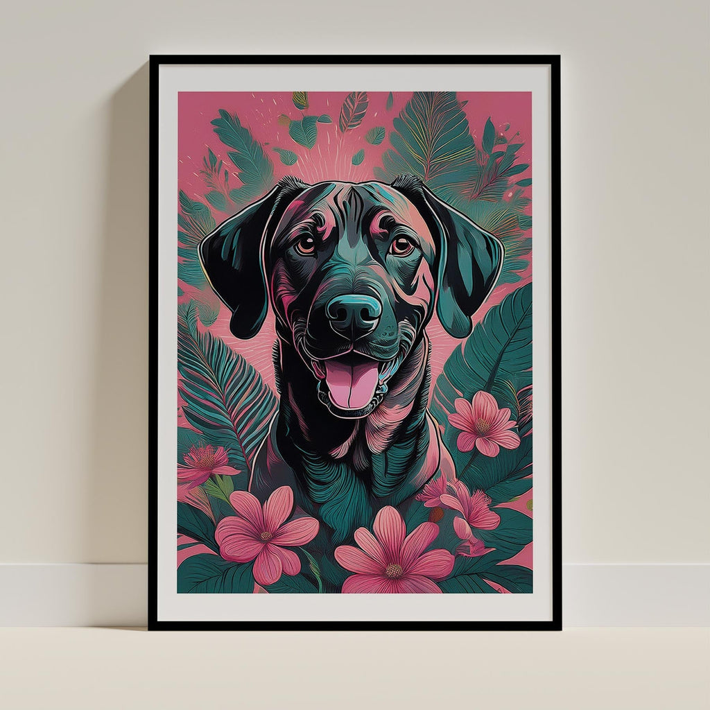 Rhodesian Ridgeback Flowery Dog image 0
