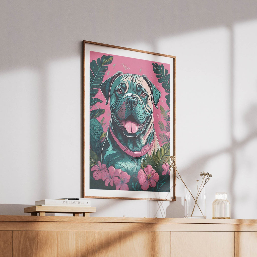 Bullmastiff Flowery Dog image 6