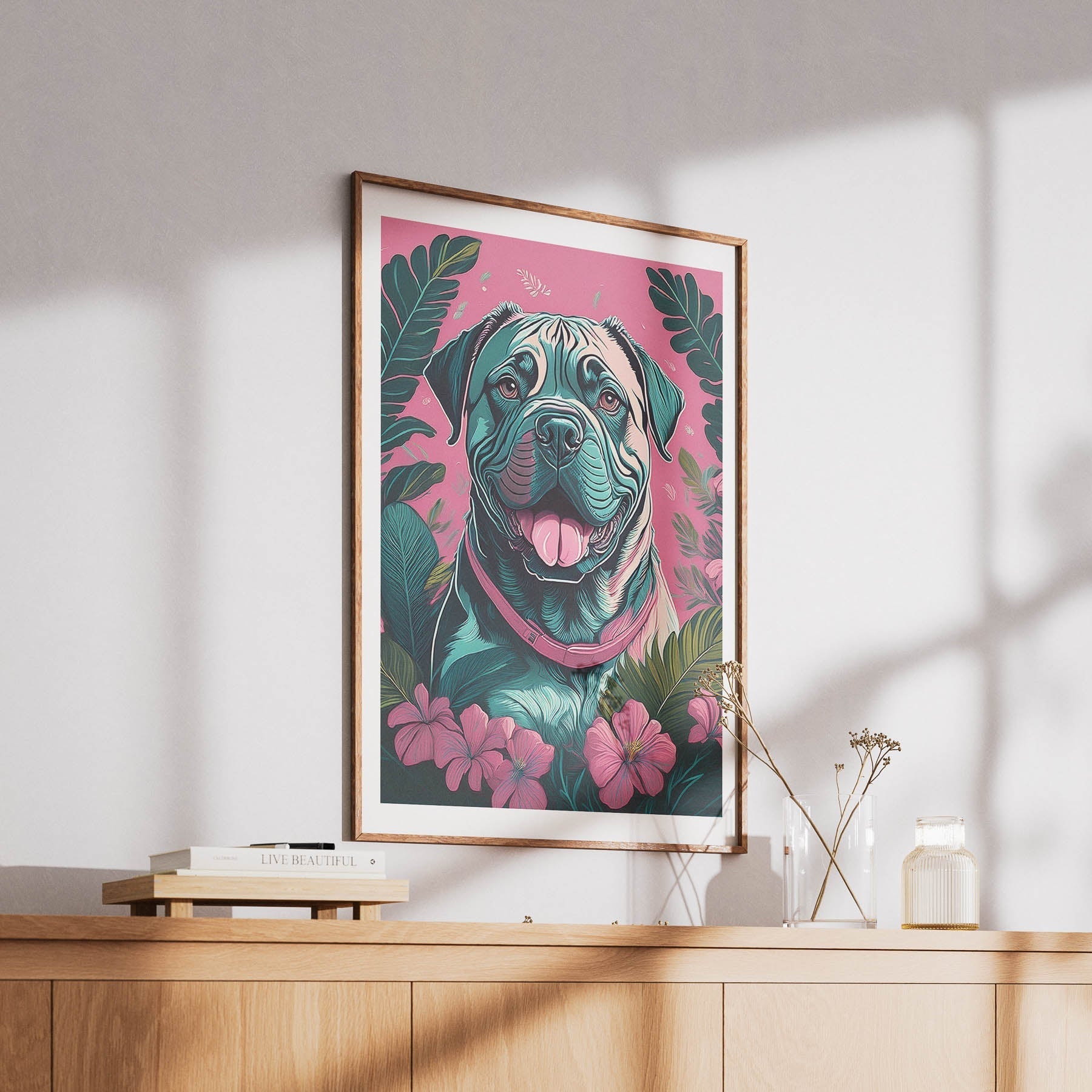 Bullmastiff Flowery Dog image 6