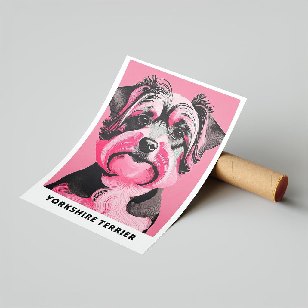 Yorkshire Terrier Pink and Black Dog Series 1 image 6