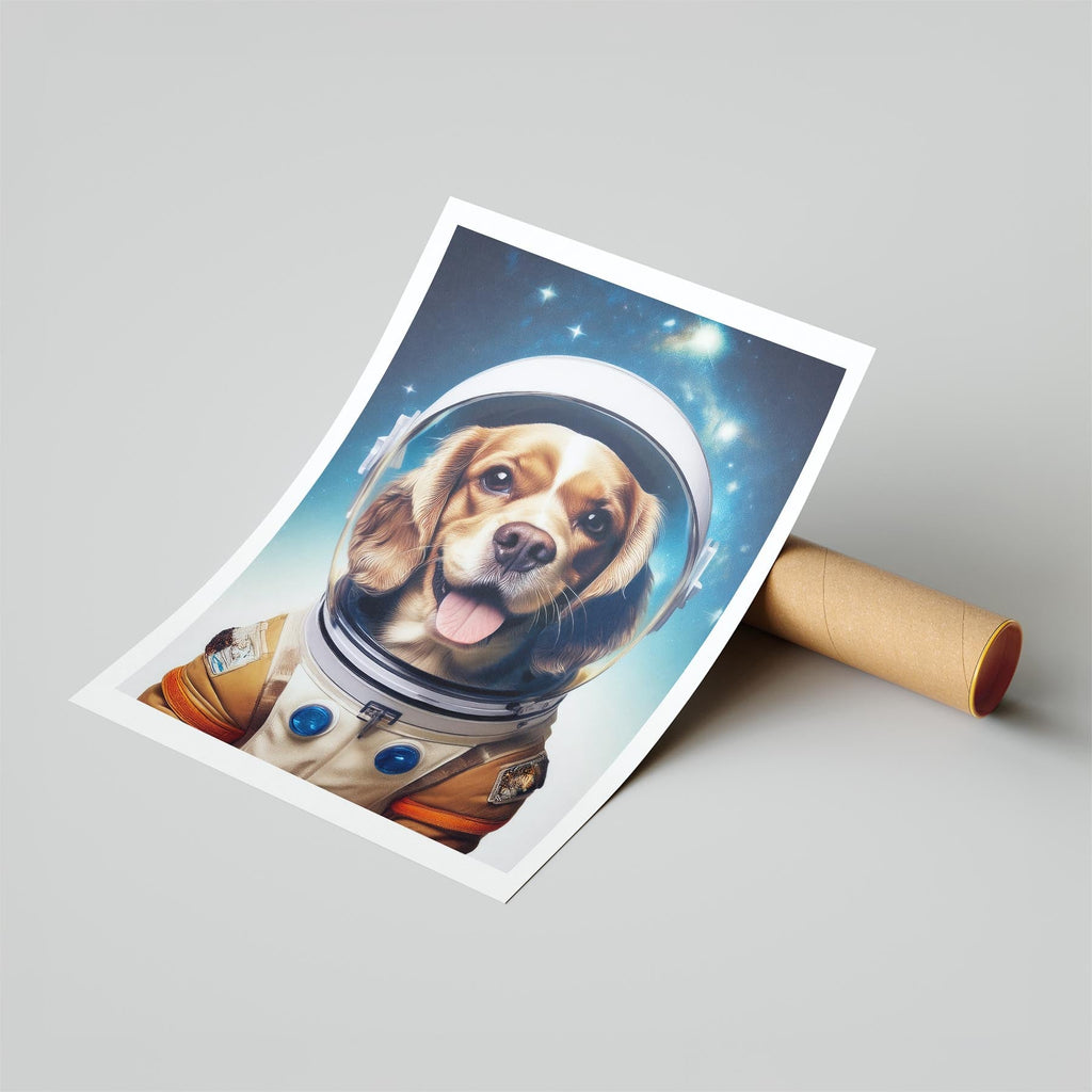 Cavalier Spaniel Astronaut Dog Series image 6