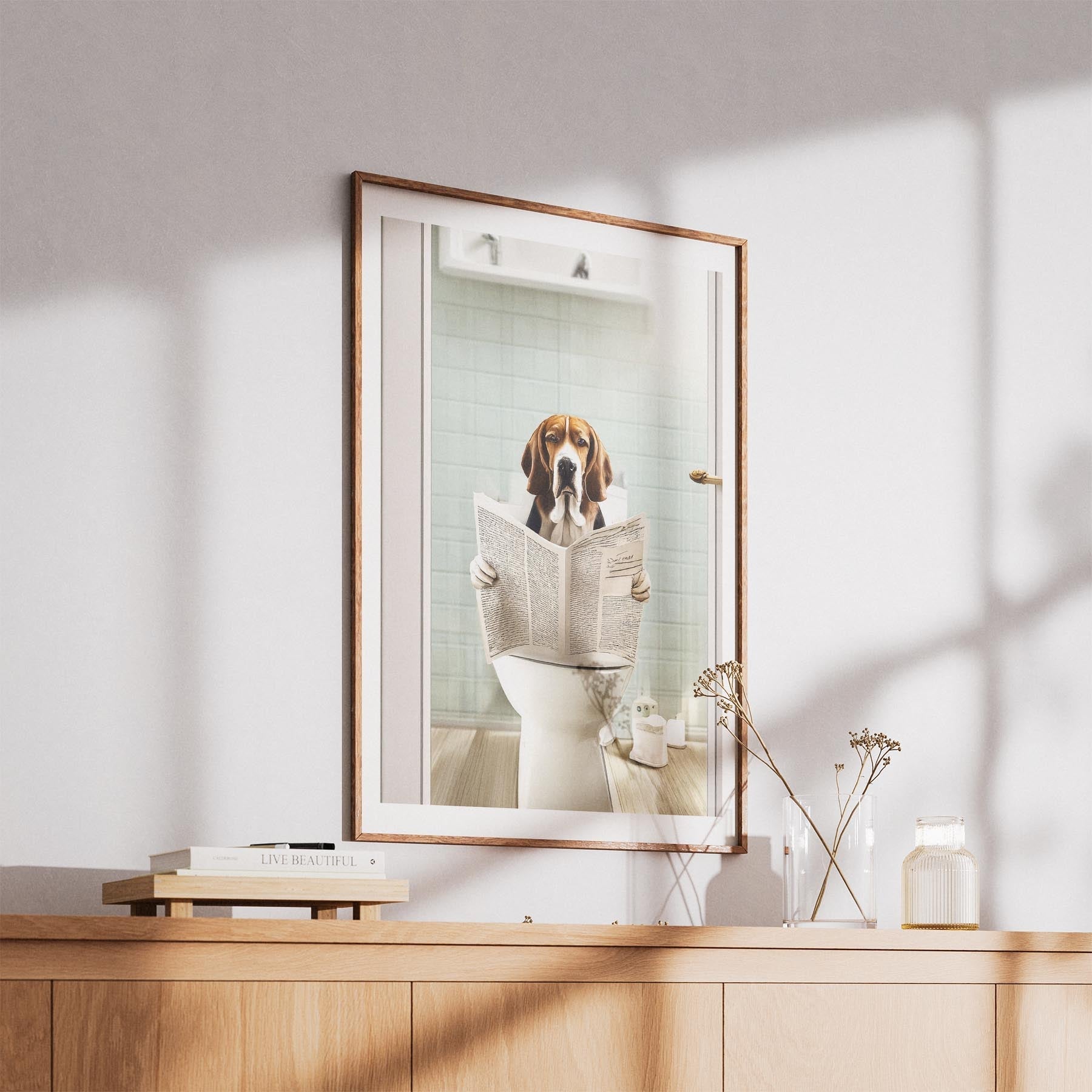 Beagle Toilet Humour Dog Series 1 image 5