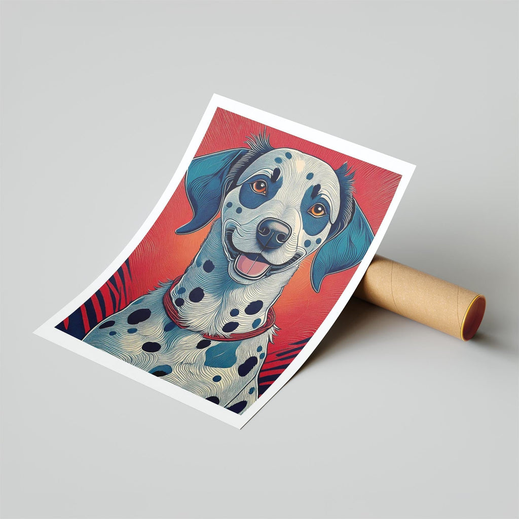 Dalmatian Hokusai Japanese Inspired Dog Series 1 image 6
