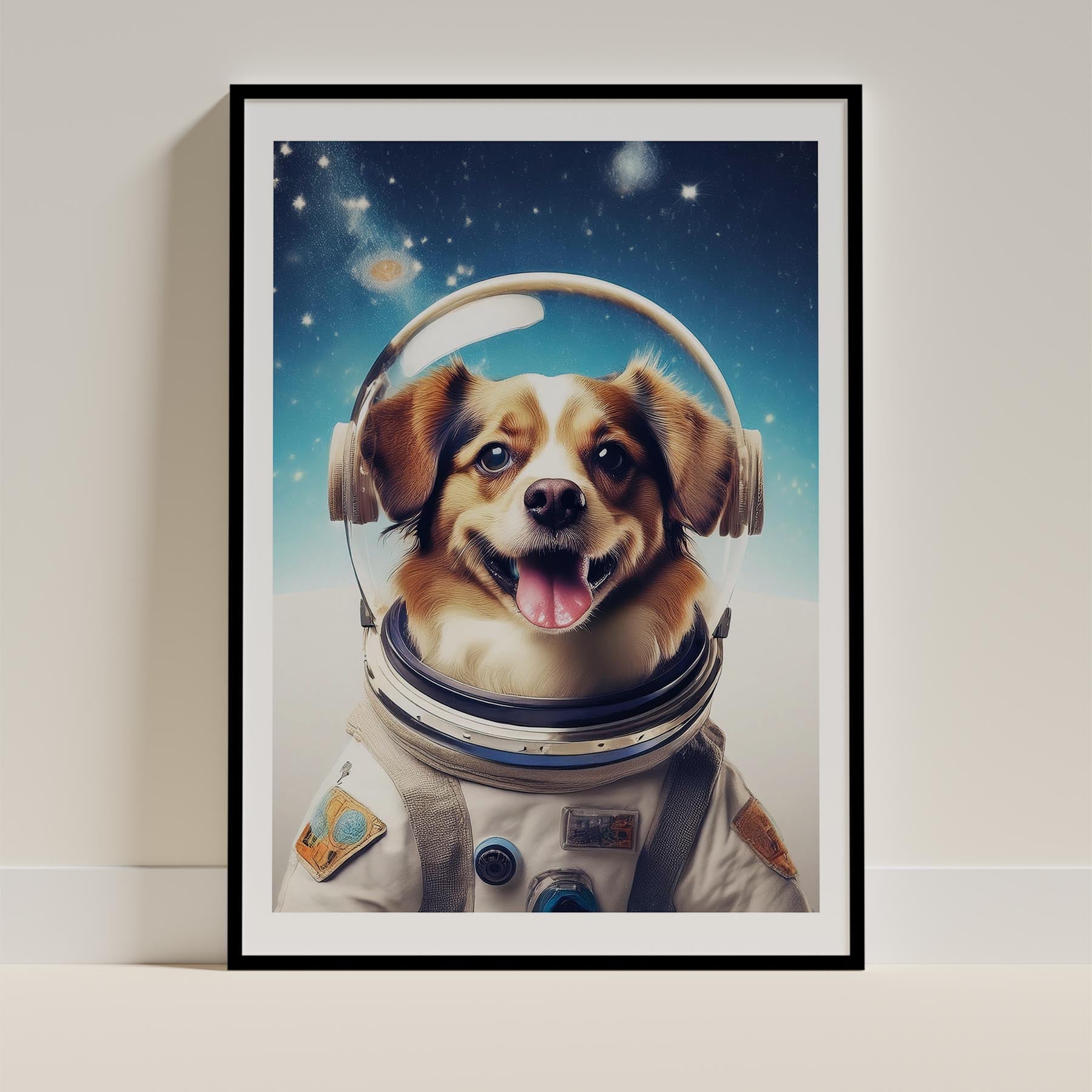 Papillon Astronaut Dog Series image 11