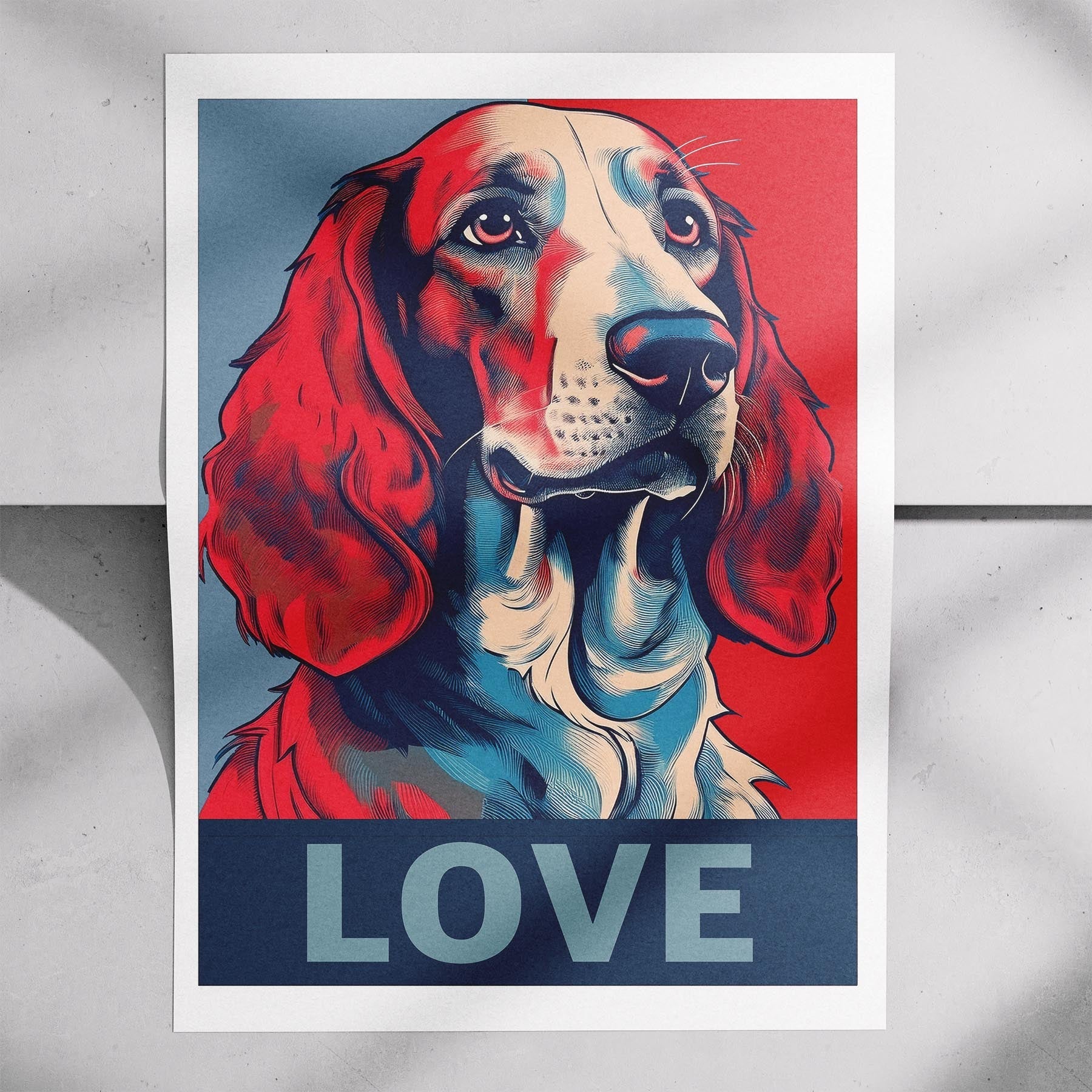 Afghan LOVE Series Inspired by the Obama Poster image 7