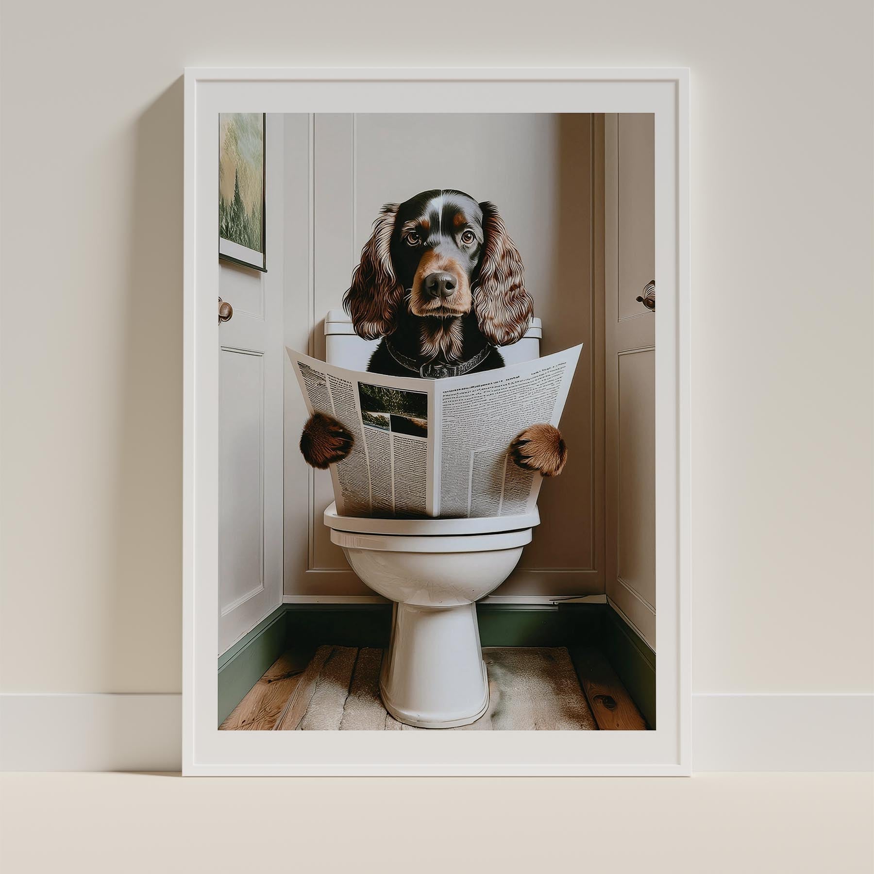 Cocker Spaniel Toilet Humour Dog Series 2 image 9