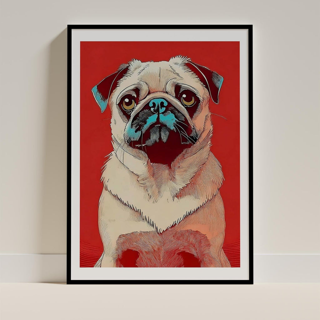 Pug Red Dog Series image 0