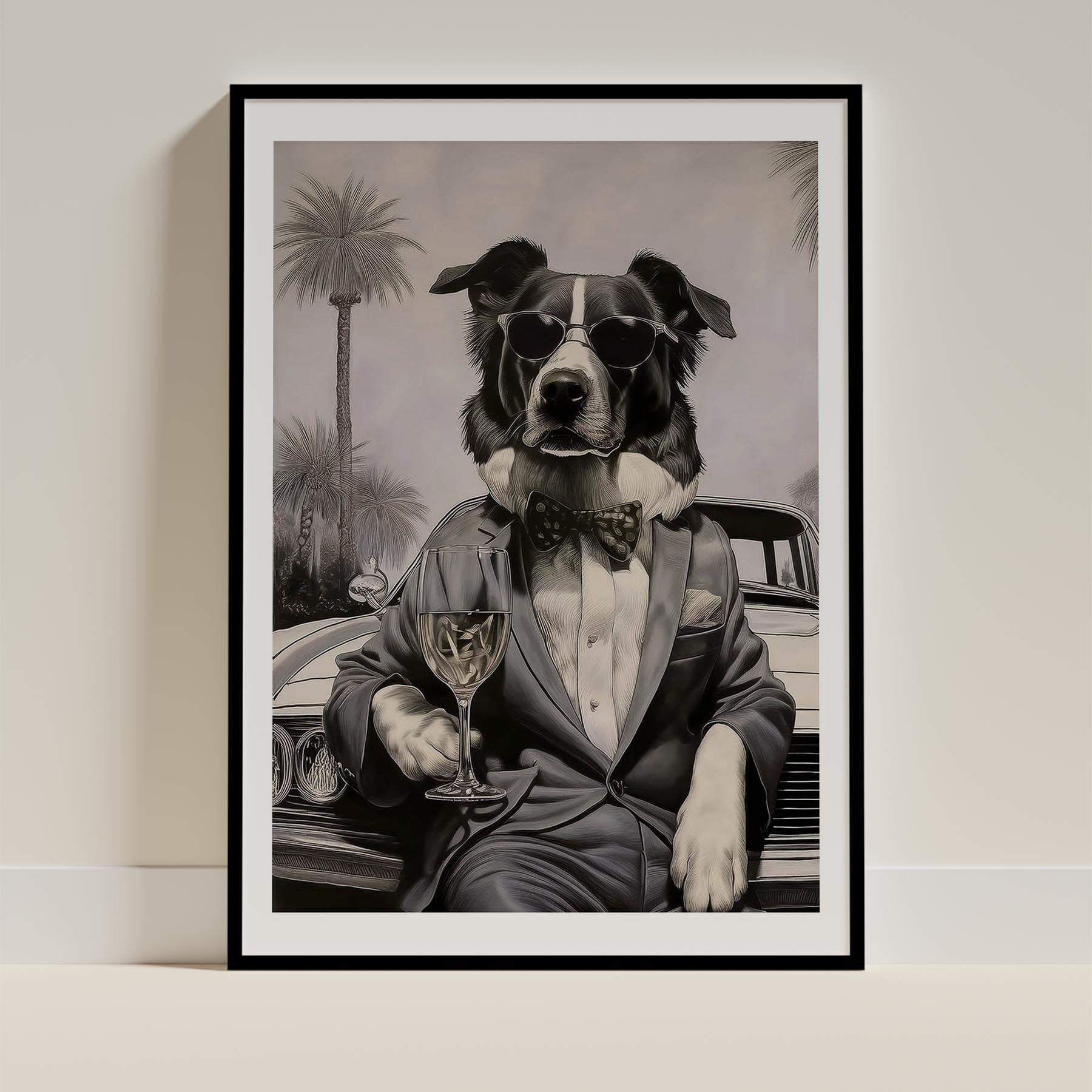 Border Collie Dog Art Print Unframed Vol 1 | 11 Unique Designs | Wall Art Gift for Dog Lovers - Image 6 | Dogsy & Co