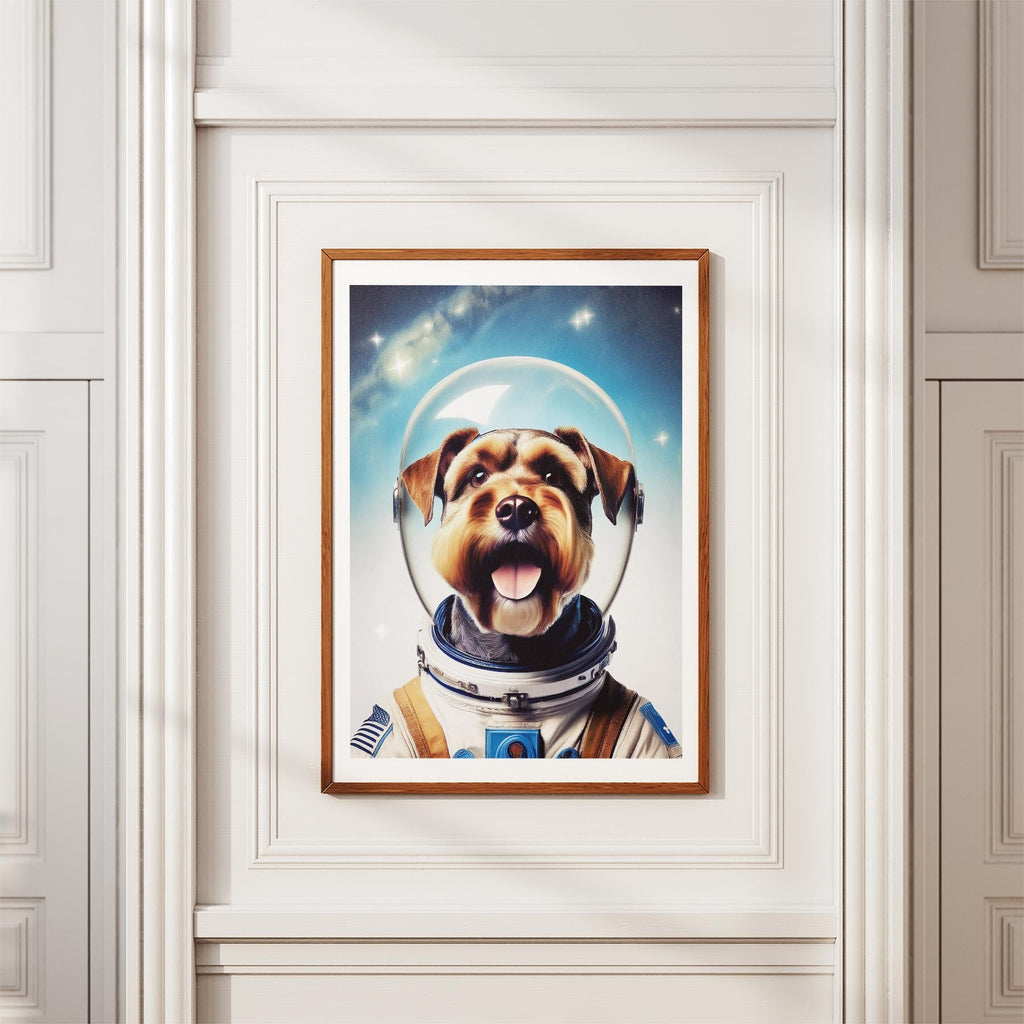 Schnauzer Astronaut Dog Series image 3