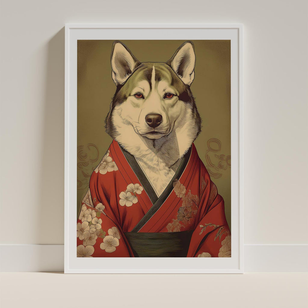 Alaskan Malamute Japanse Kimono Dog Series image 9