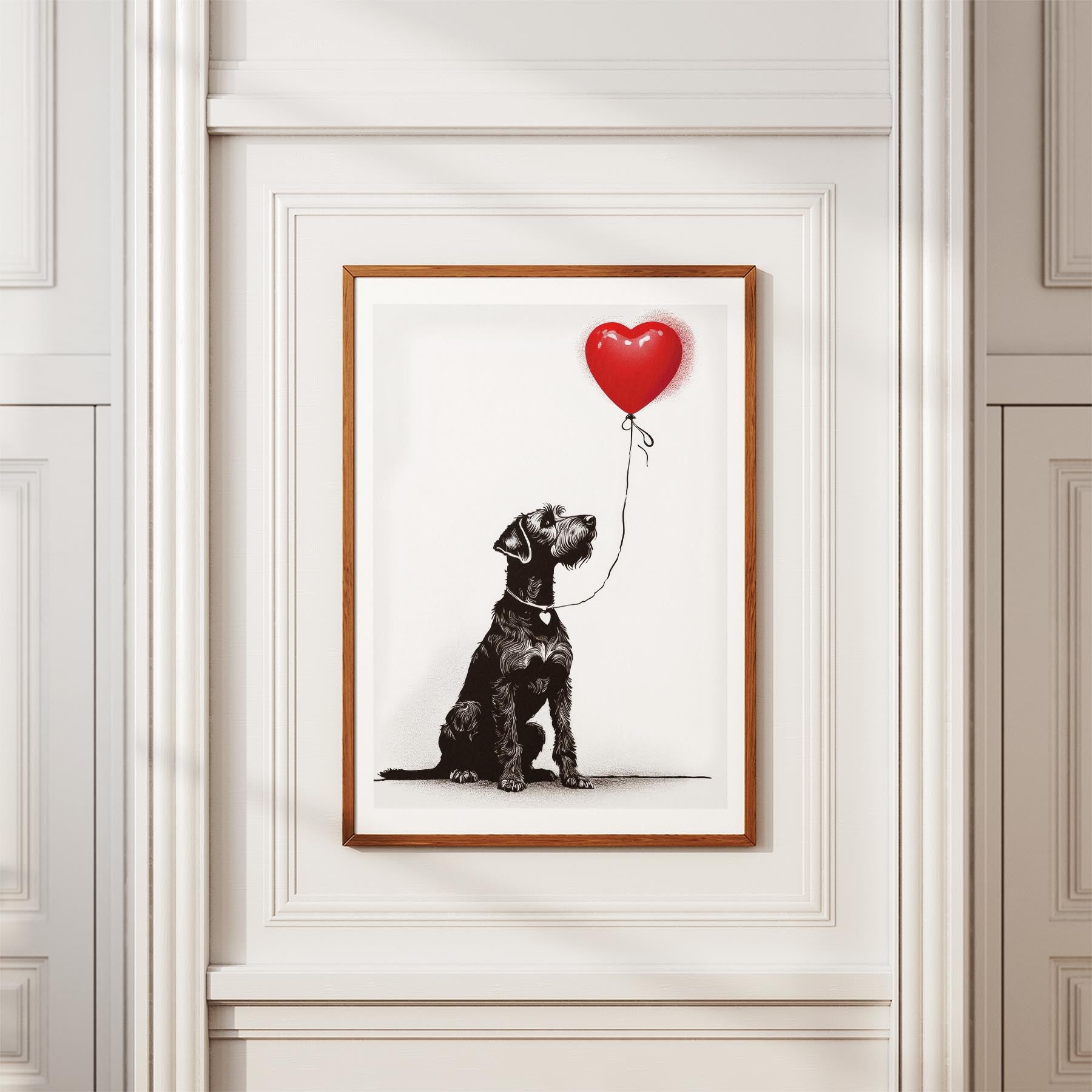 Airedale DOGSY Series inspired by the Art of Banksy image 3