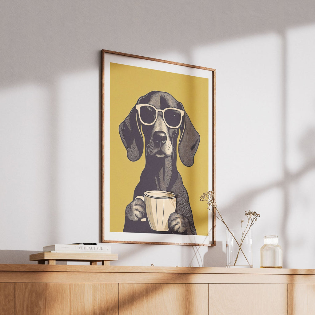 Vizsla Chillin Coffee Dog image 6