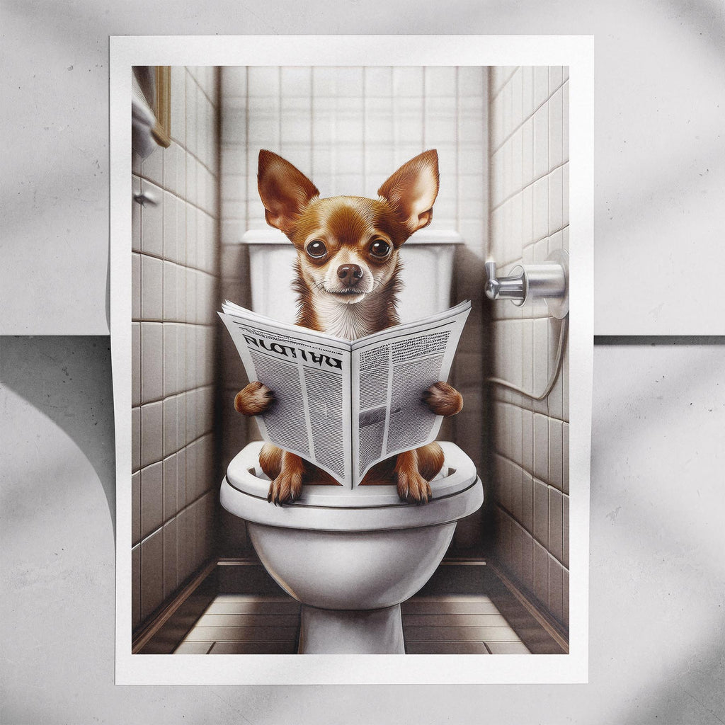 Chihuahua Toilet Humour Dog Series 1 image 7