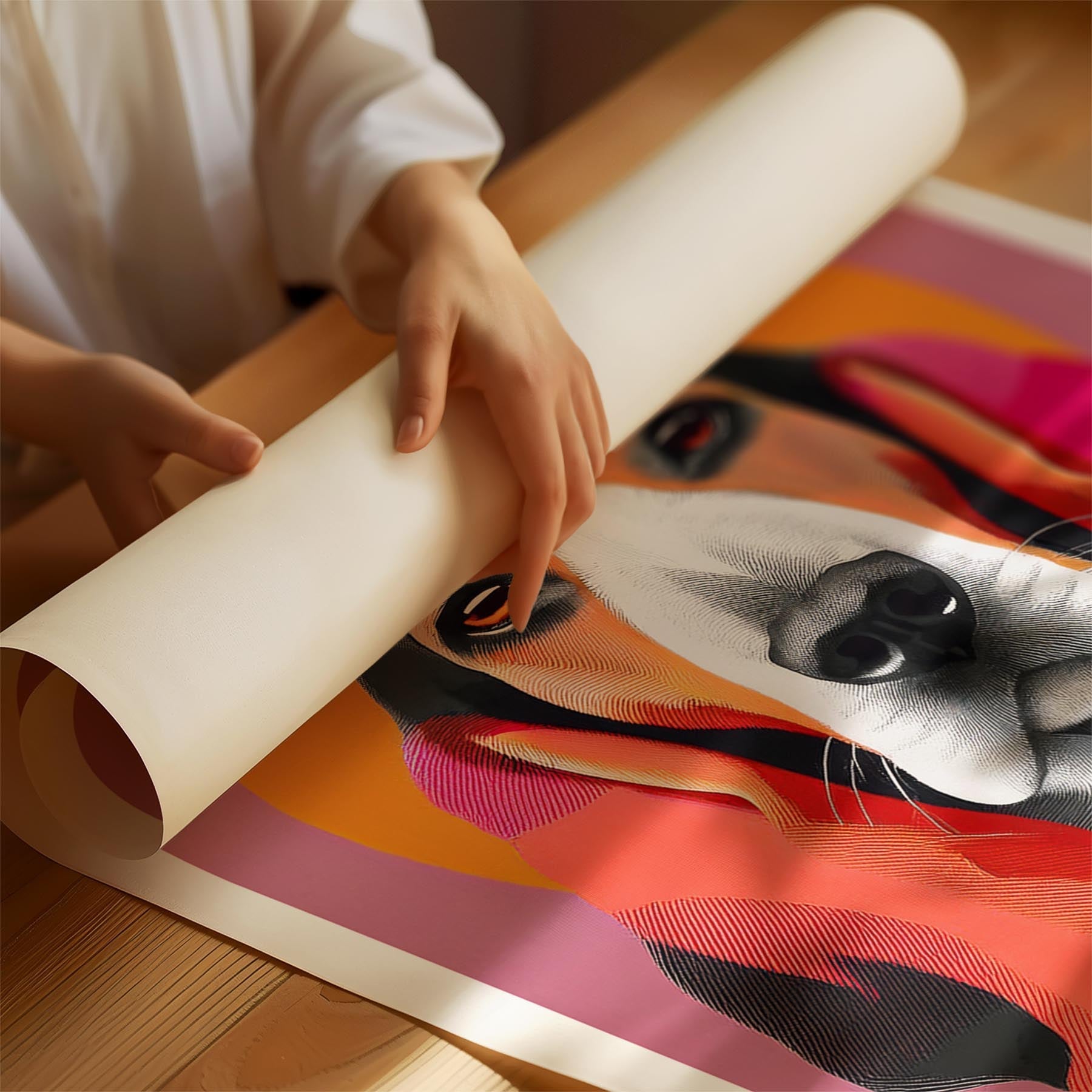 Basset Hound Modern Pop Dog Series image 1