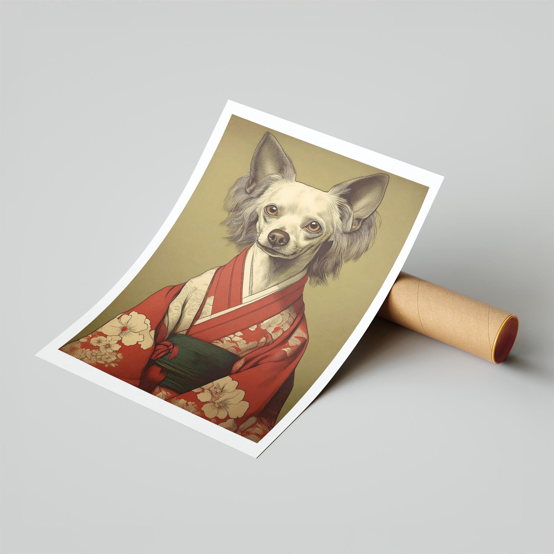 Chinese Crested Japanse Kimono Dog Series image 6