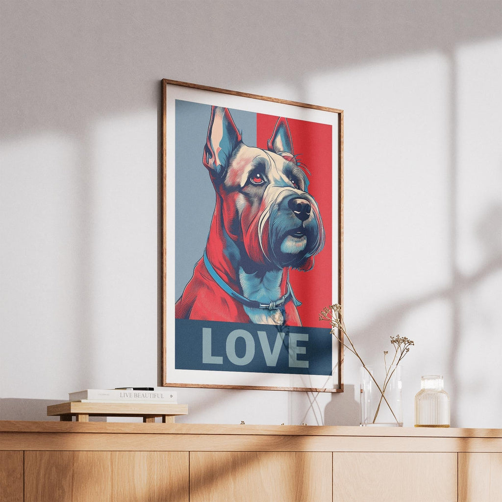 Scottish Terrier LOVE Series Inspired by the Obama Poster image 5