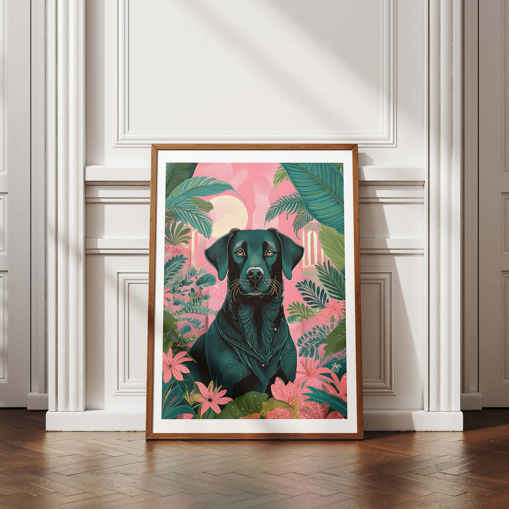 Labrador Retriever Flowery Dog image 4