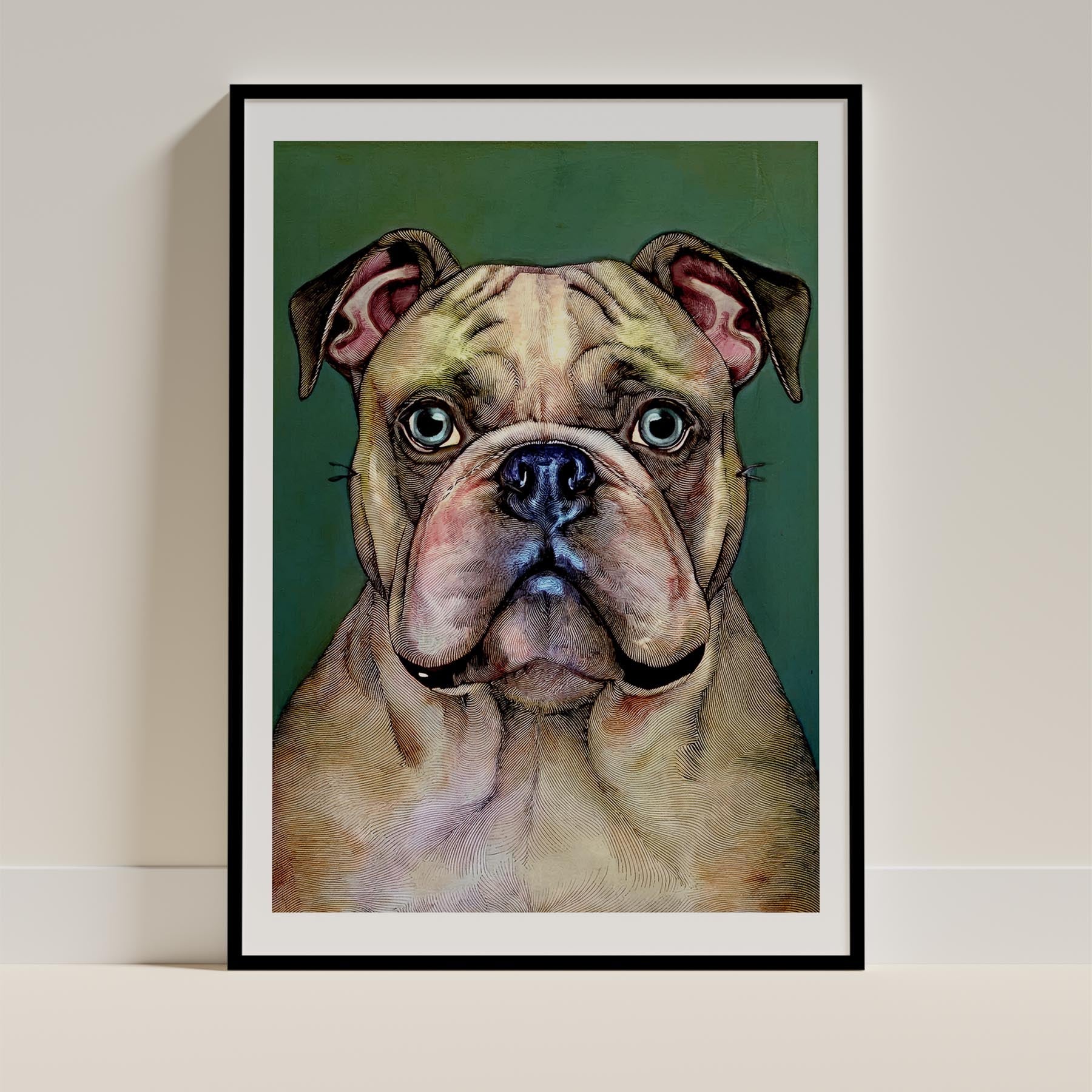 Bulldog Green Painted Series image 0