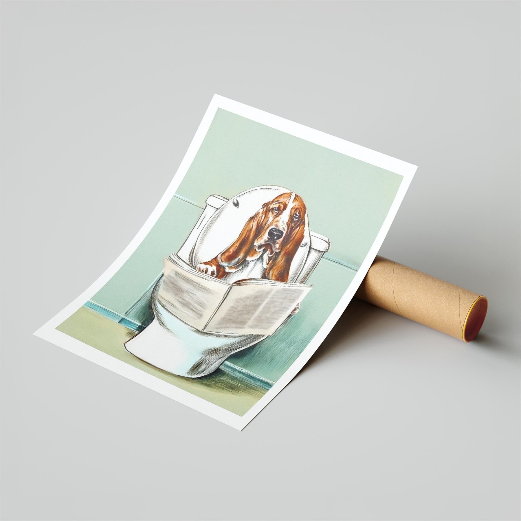 Beagle Toilet Humour Dog Series 3 image 6